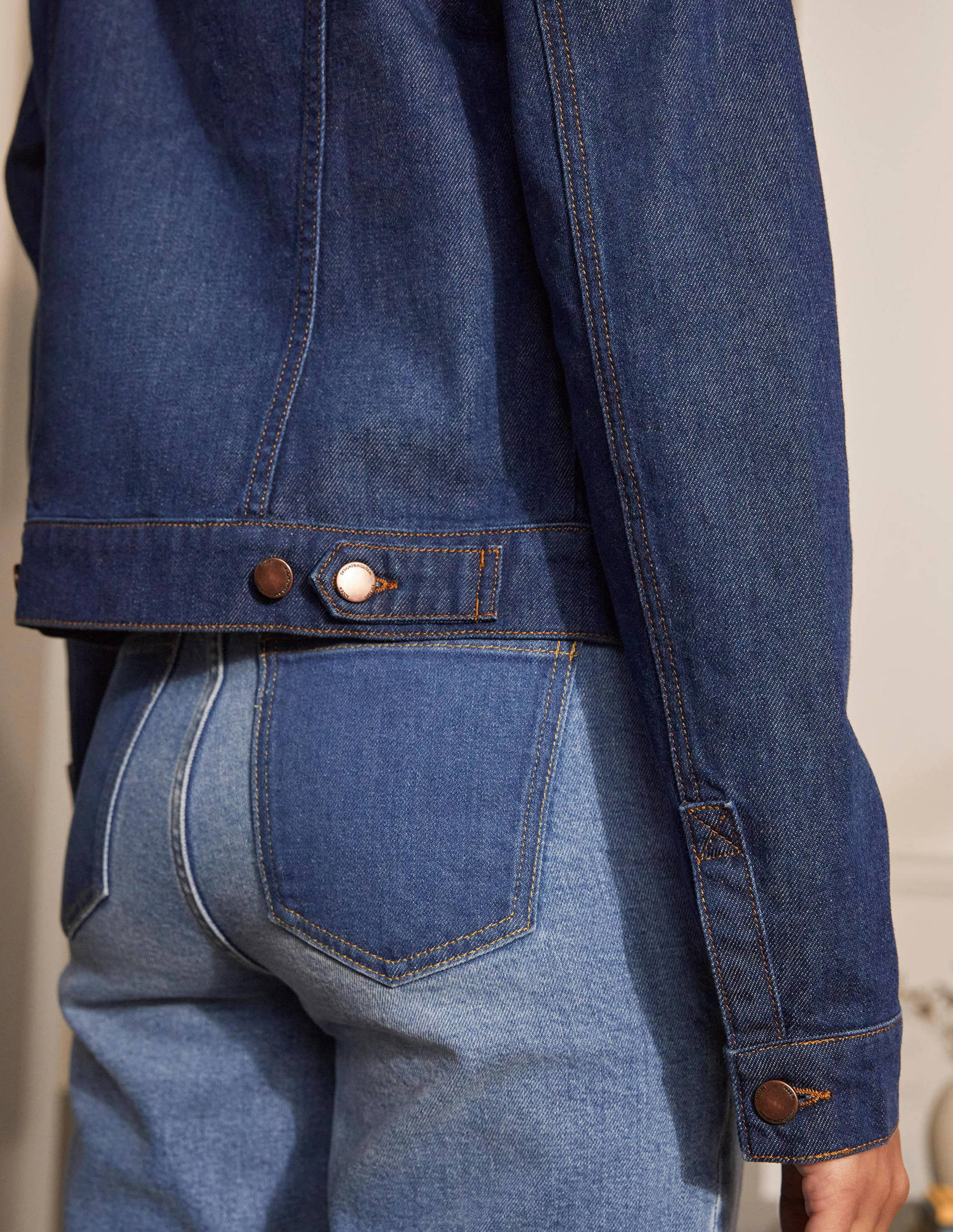 Authentische Denim-Jacke-Indigoblau - Image 2