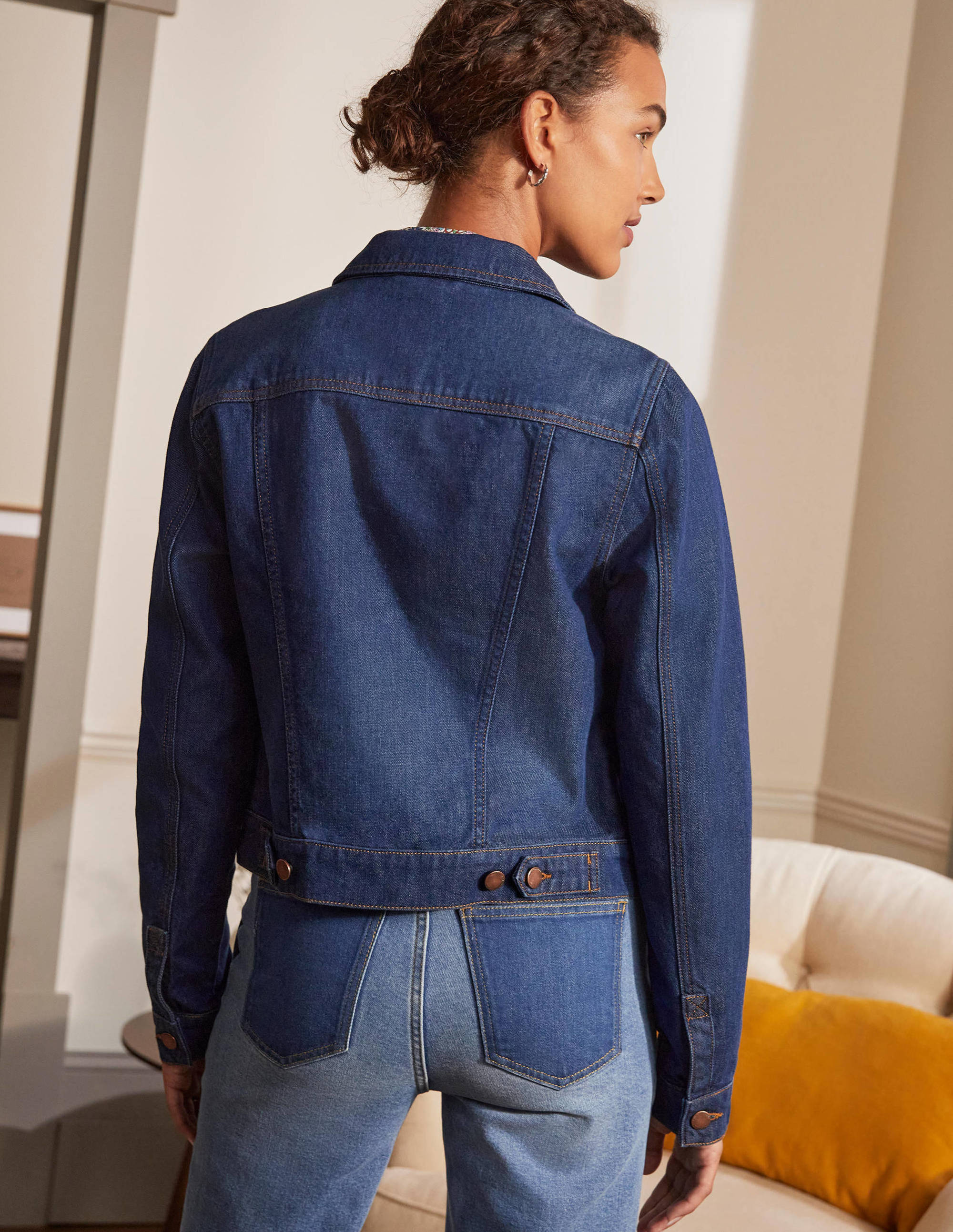 Authentische Denim-Jacke-Indigoblau - Image 3