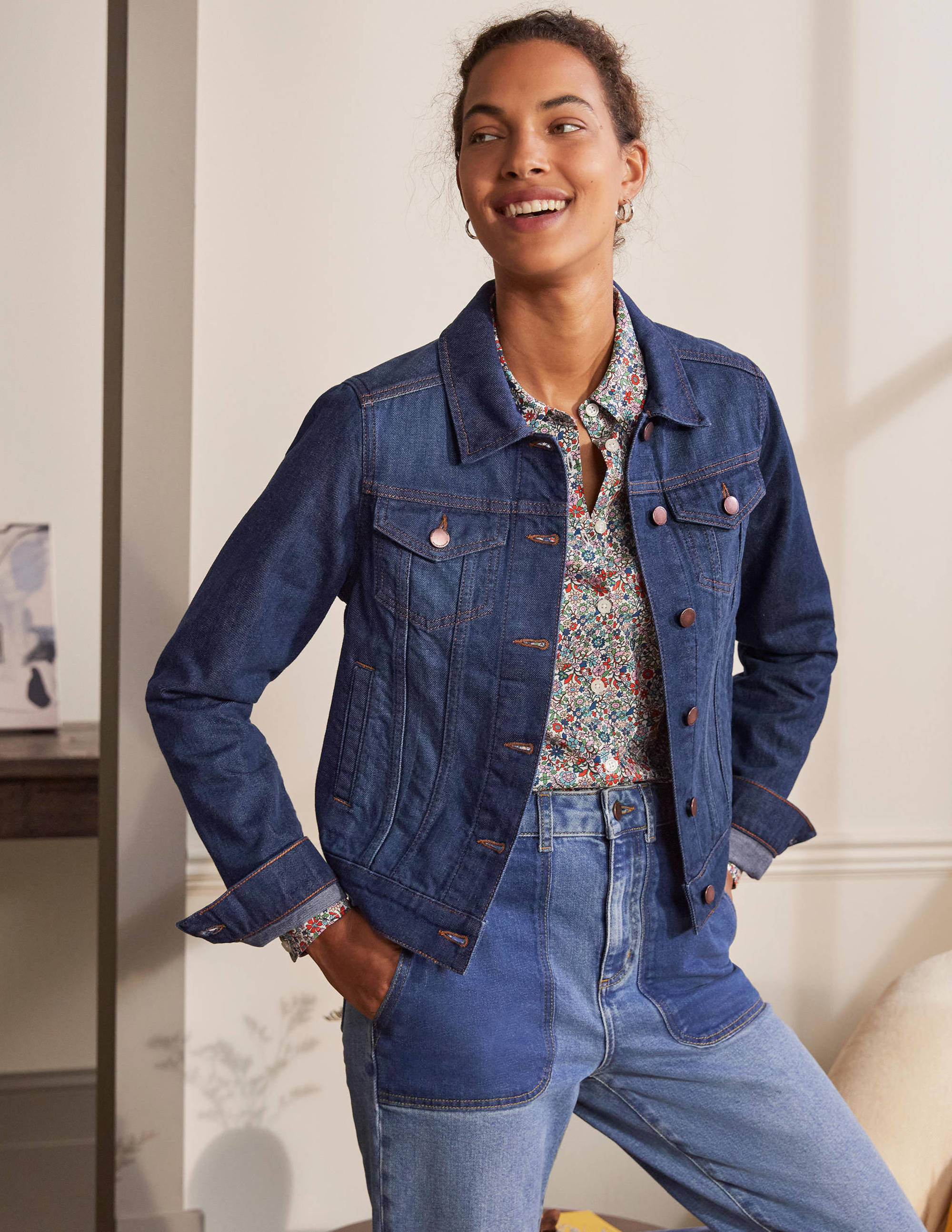 Authentische Denim-Jacke-Indigoblau - Image 4