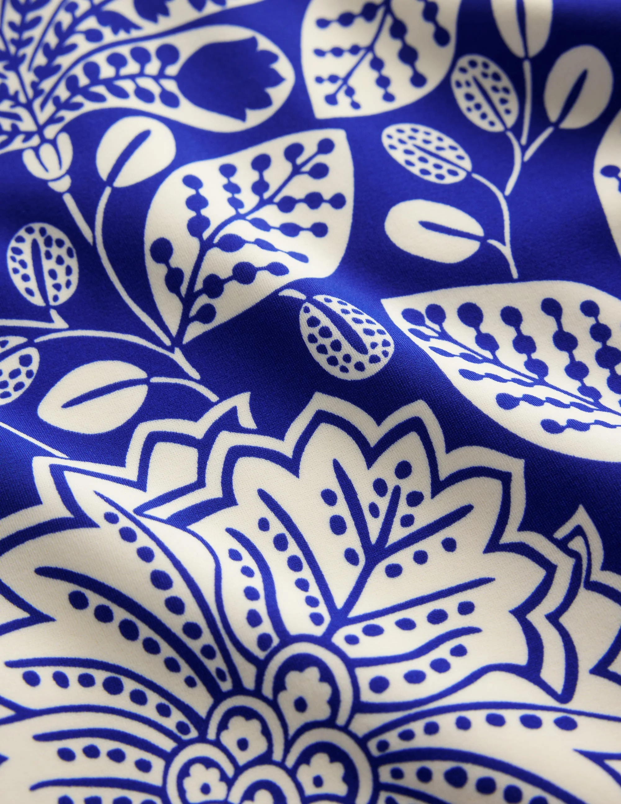 Badeanzug mit überkreuzten Trägern vorn-Surf The Web, Motiv Gardenia Swirl - Image 6