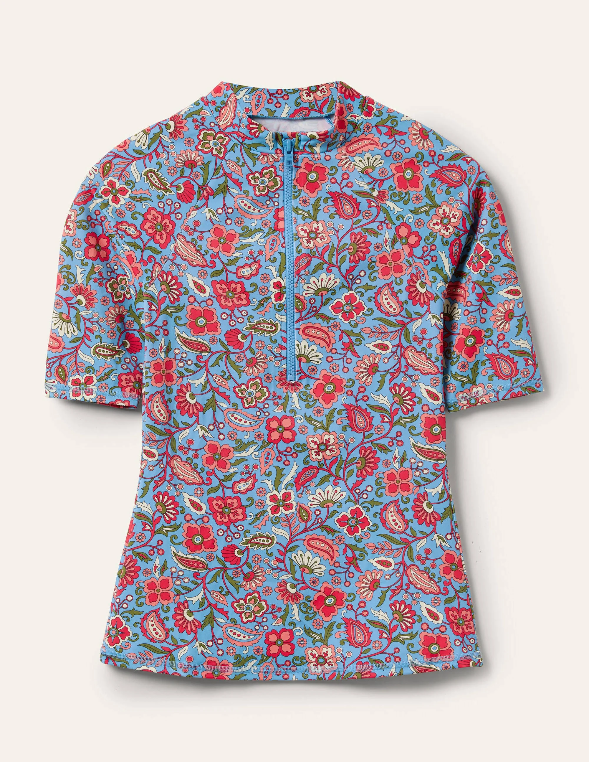 Badeshirt mit 3/4-Ärmeln-Graublau, Orientalisches Paradies - Image 6