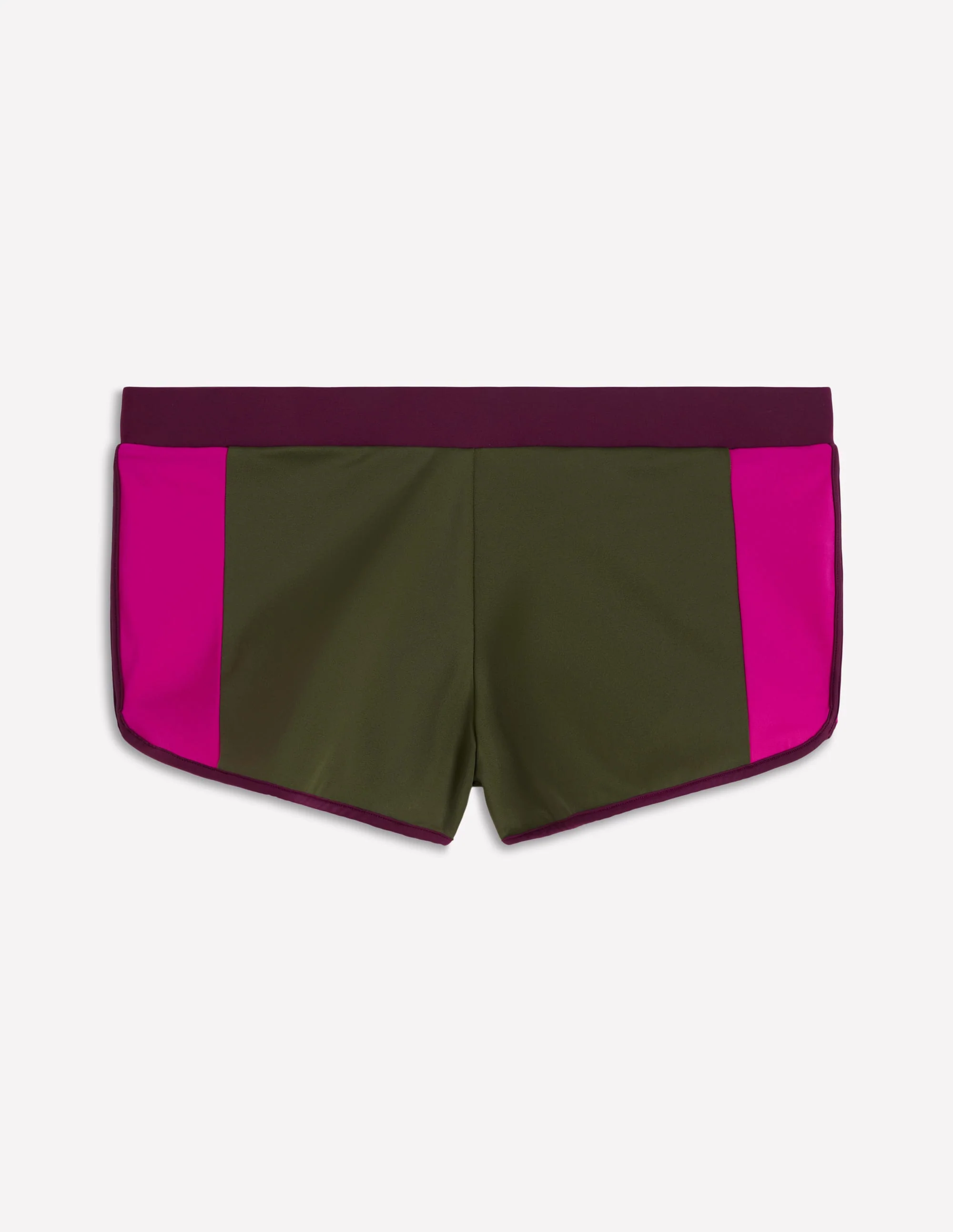 Badeshorts-Khaki, Blockfarben - Image 5