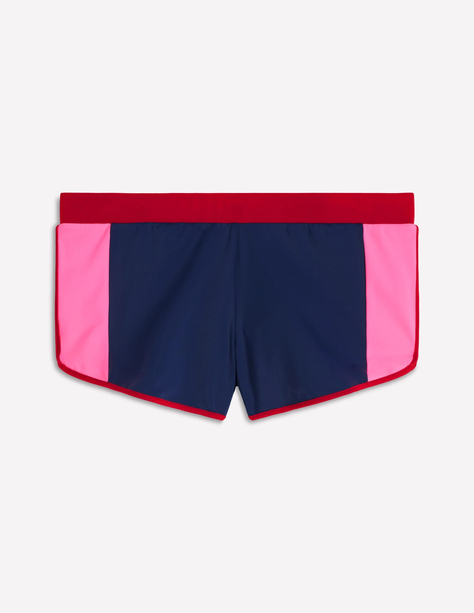 Badeshorts-Marineblau, Blockfarben - Image 5