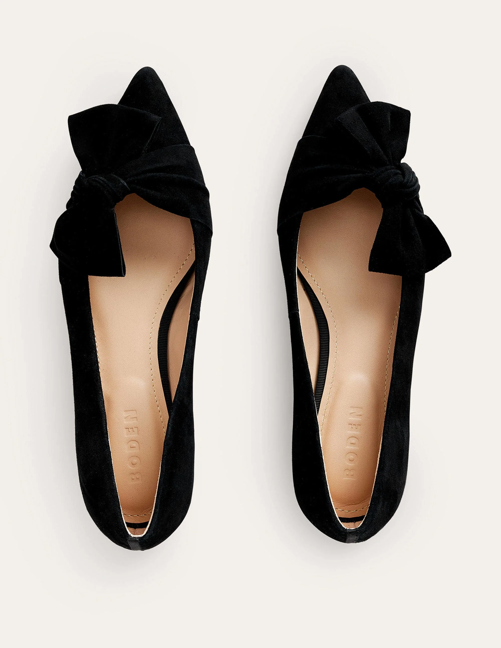 Ballerinas mit Schleife-Schwarz - Image 5
