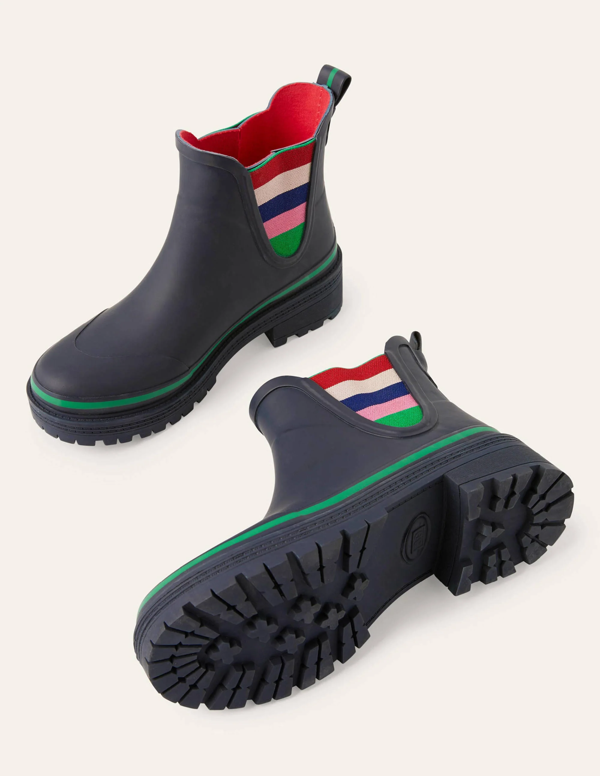 Bamburgh Gummistiefel-Marineblau - Image 3