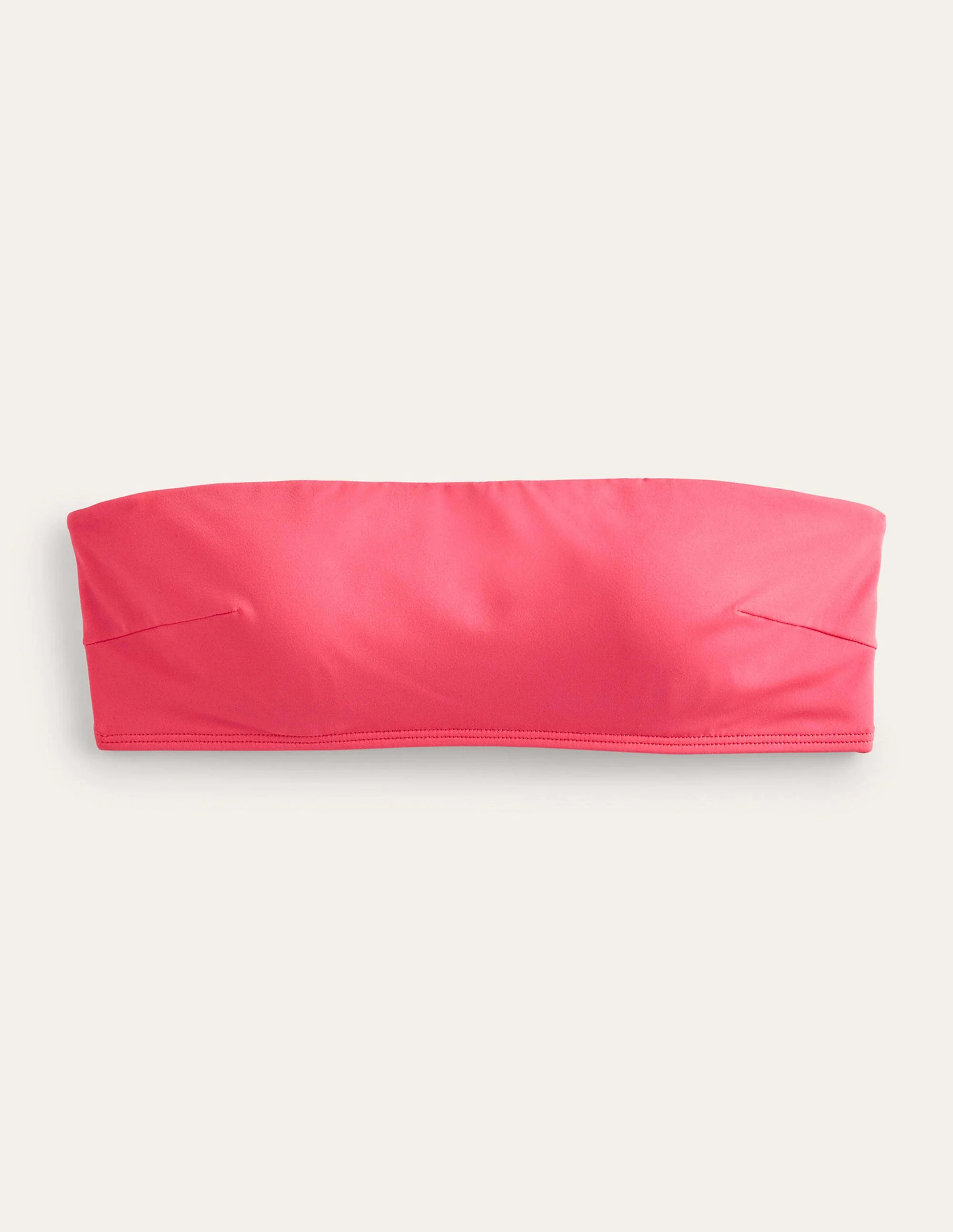 Bandeau-Bikinioberteil mit Bügeln-Rosa Beere - Image 5
