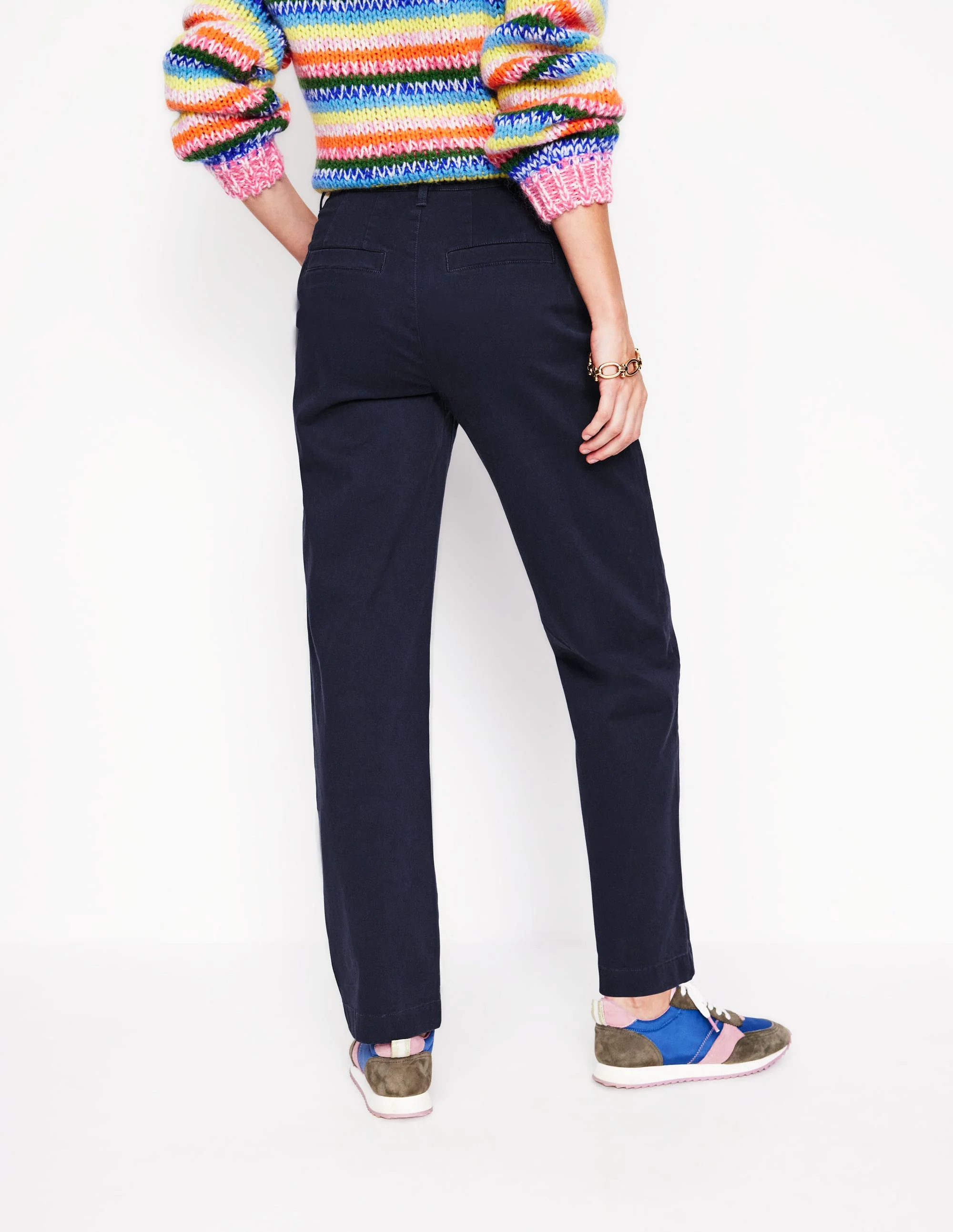 Barnsbury Chinohose-Aqua Marine Marl - Image 3