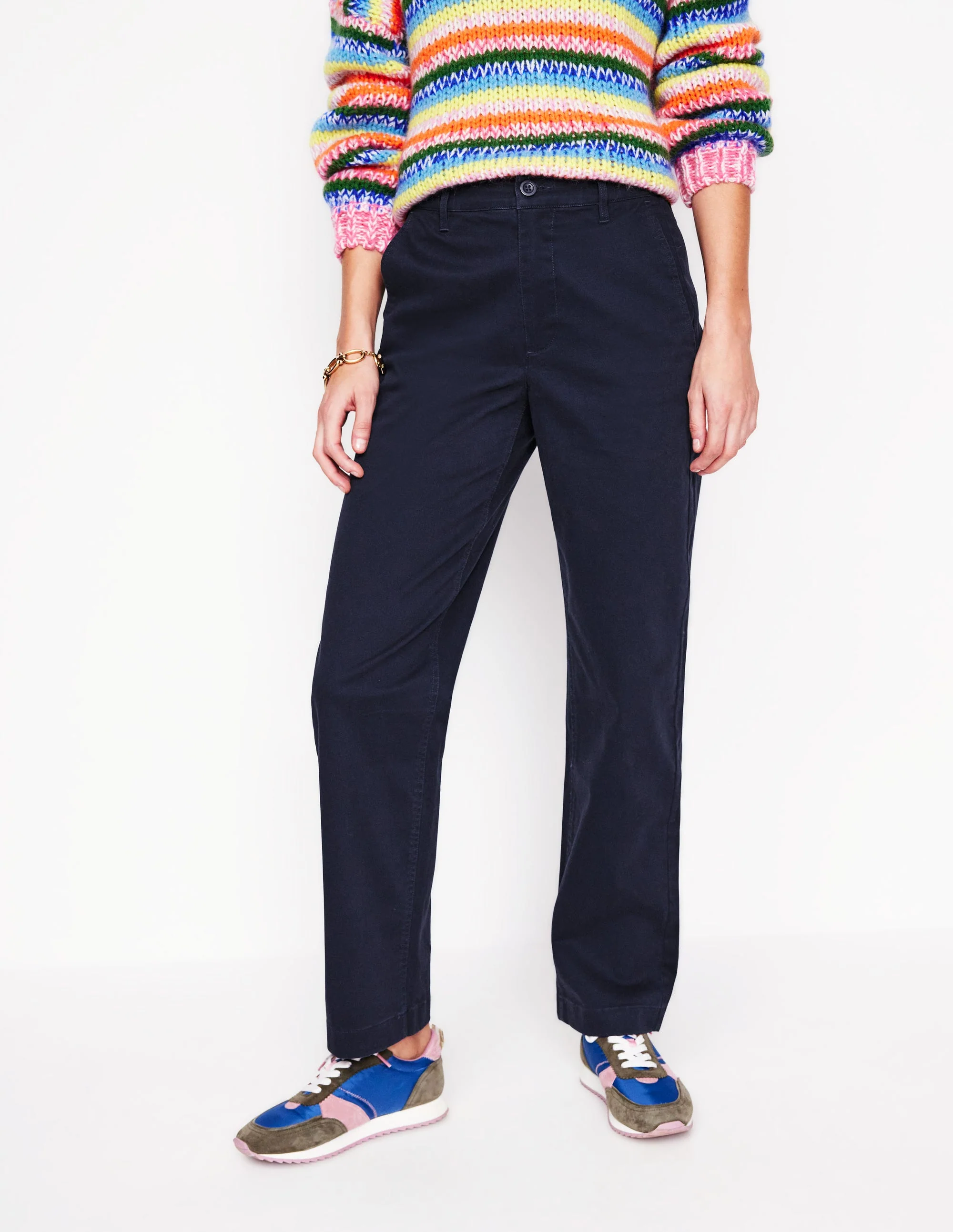 Barnsbury Chinohose-Aqua Marine Marl - Image 4