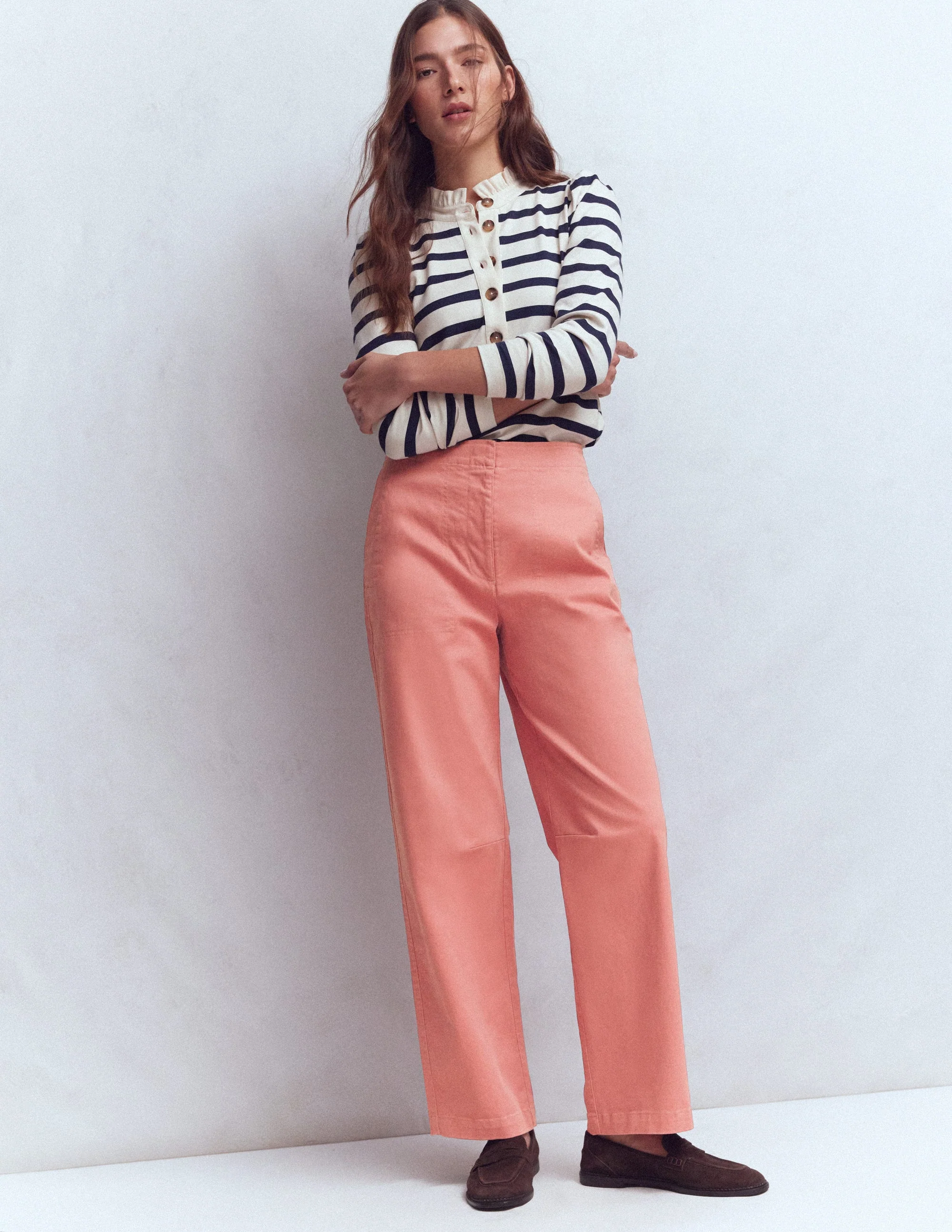 Barrel-Chinohose-Vintagerosa