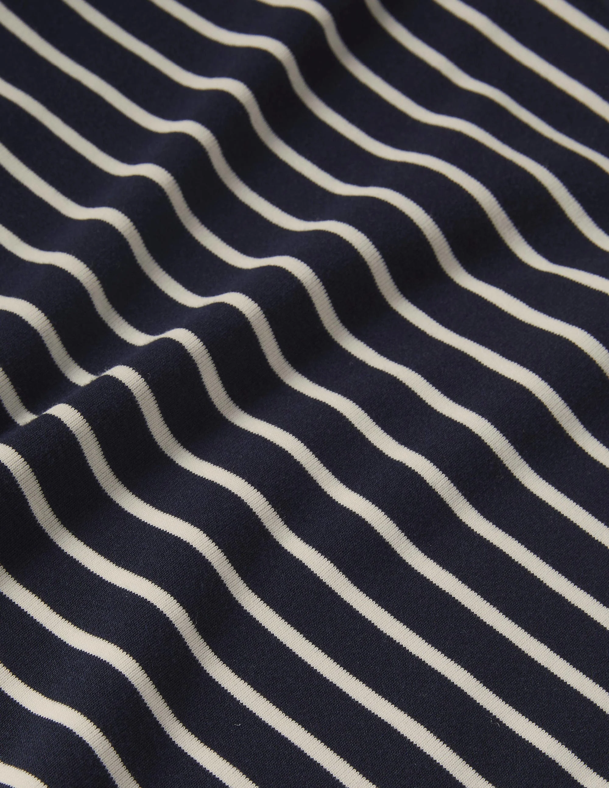 Basic-Rollkragenoberteil-Navy/Naturweiß, Gestreift - Image 10