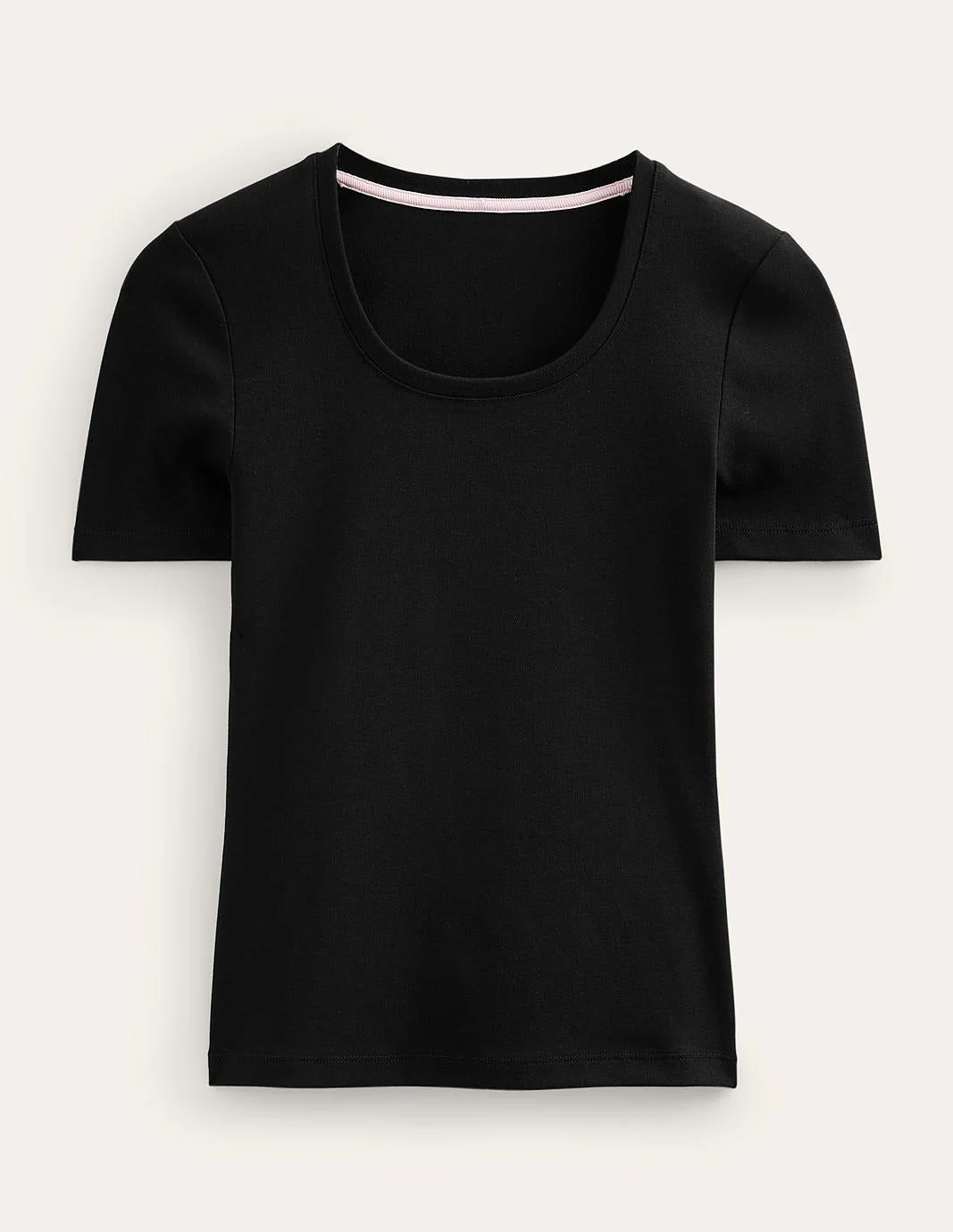 Basic-T-Shirt aus Jersey-Schwarz - Image 5
