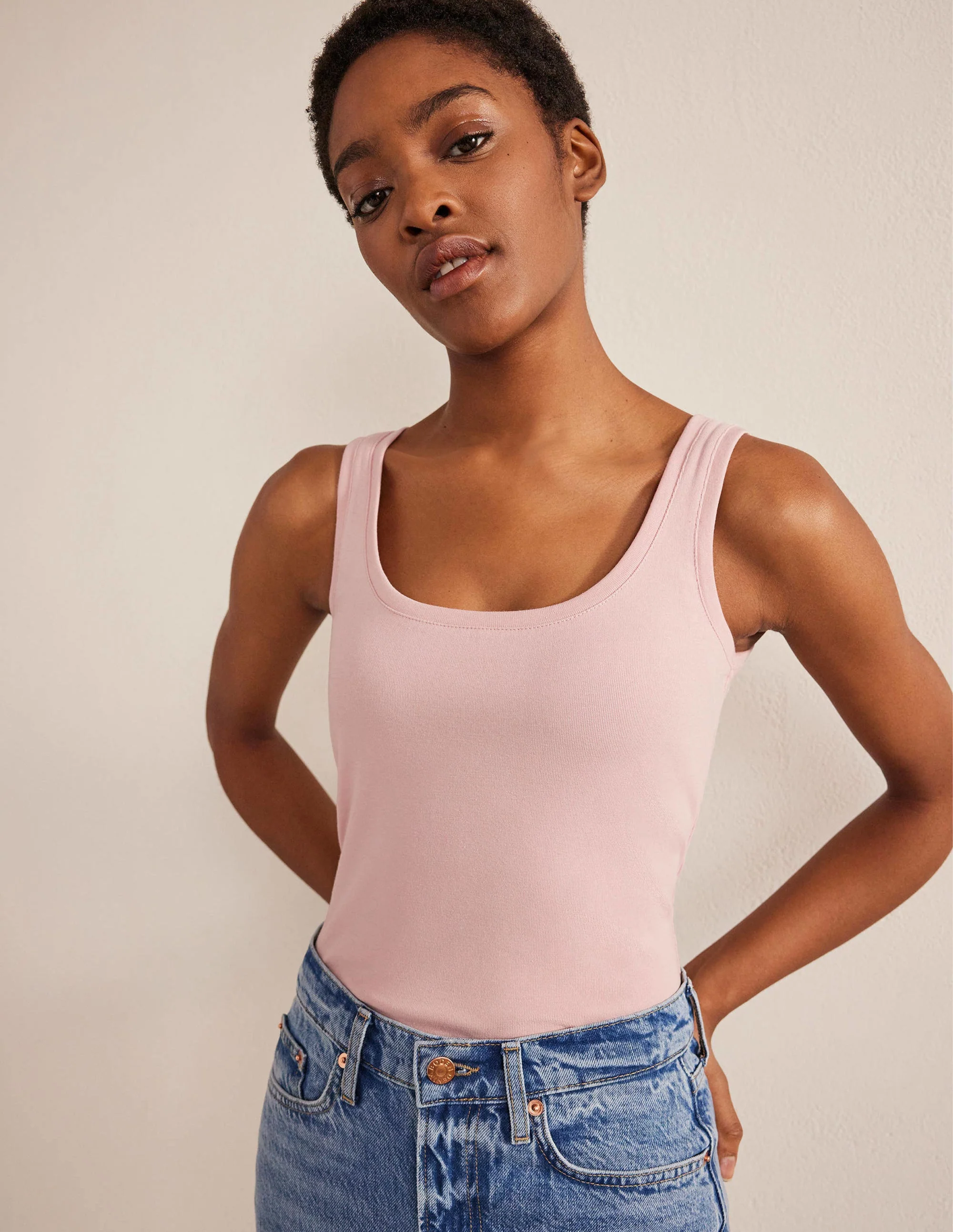 Basic-Trägershirt-Milchshake - Image 4