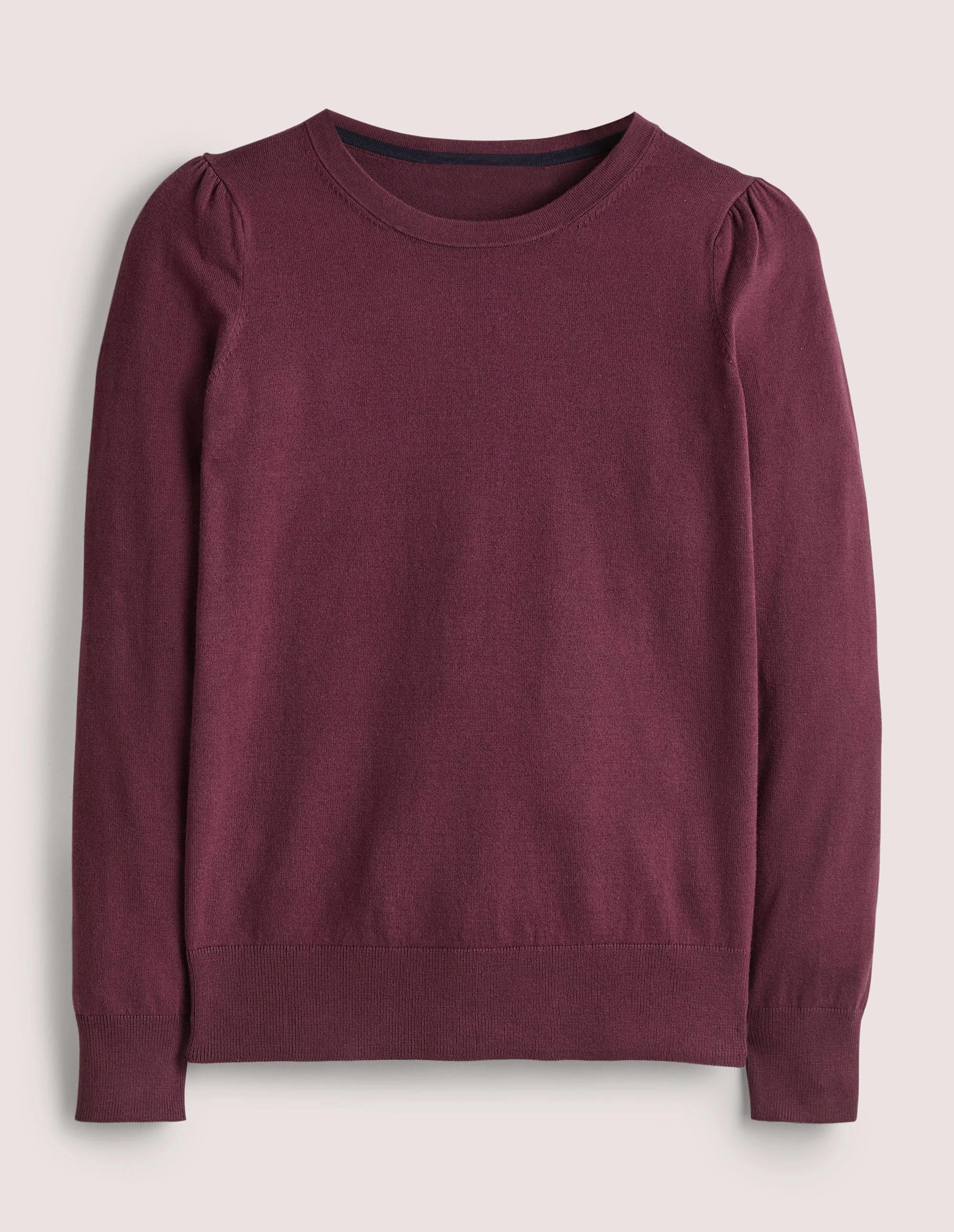 Baumwollpullover mit Rundhalsausschnitt-Beere - Image 7