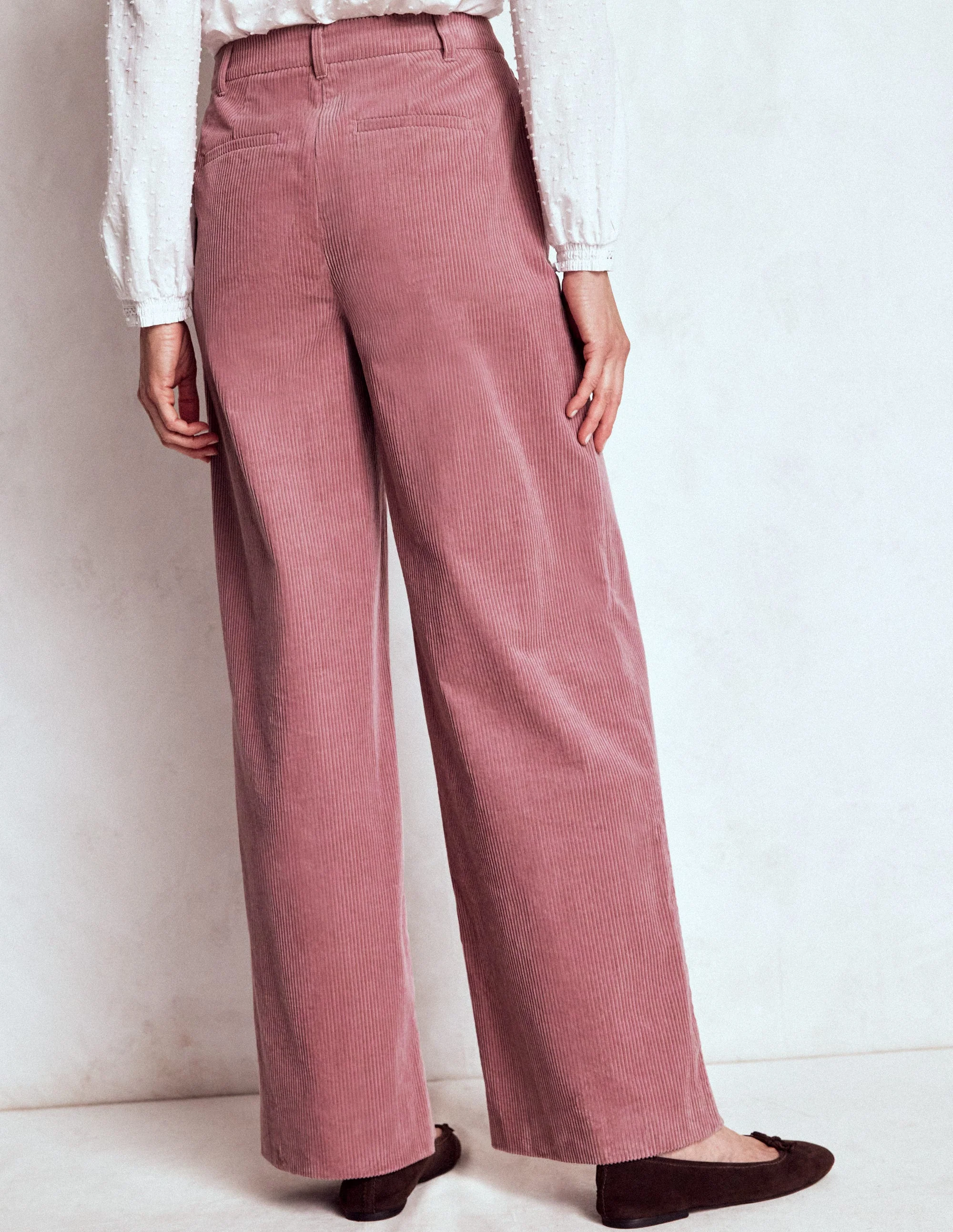Belgravia Hose aus Jumbo-Cord-Rosé - Image 3
