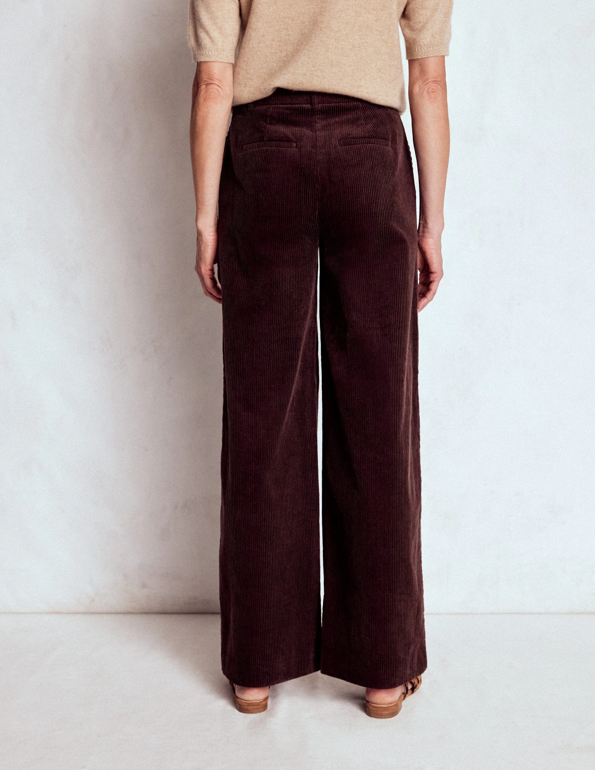 Belgravia Hose aus Jumbo-Cord-Tiefes Aubergine - Image 2
