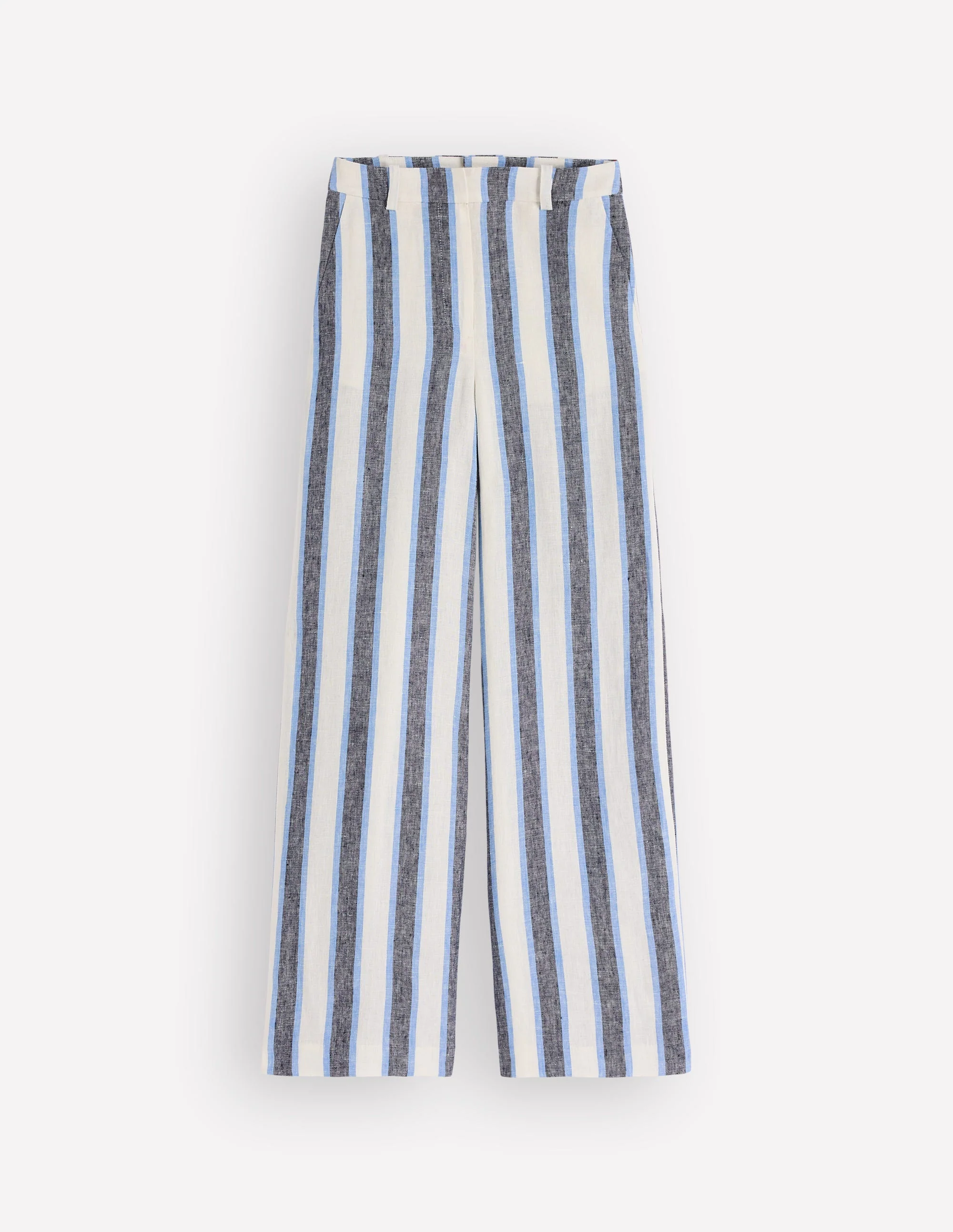 Belgravia Leinenhose-Blau/Weiß, Gestreift - Image 8