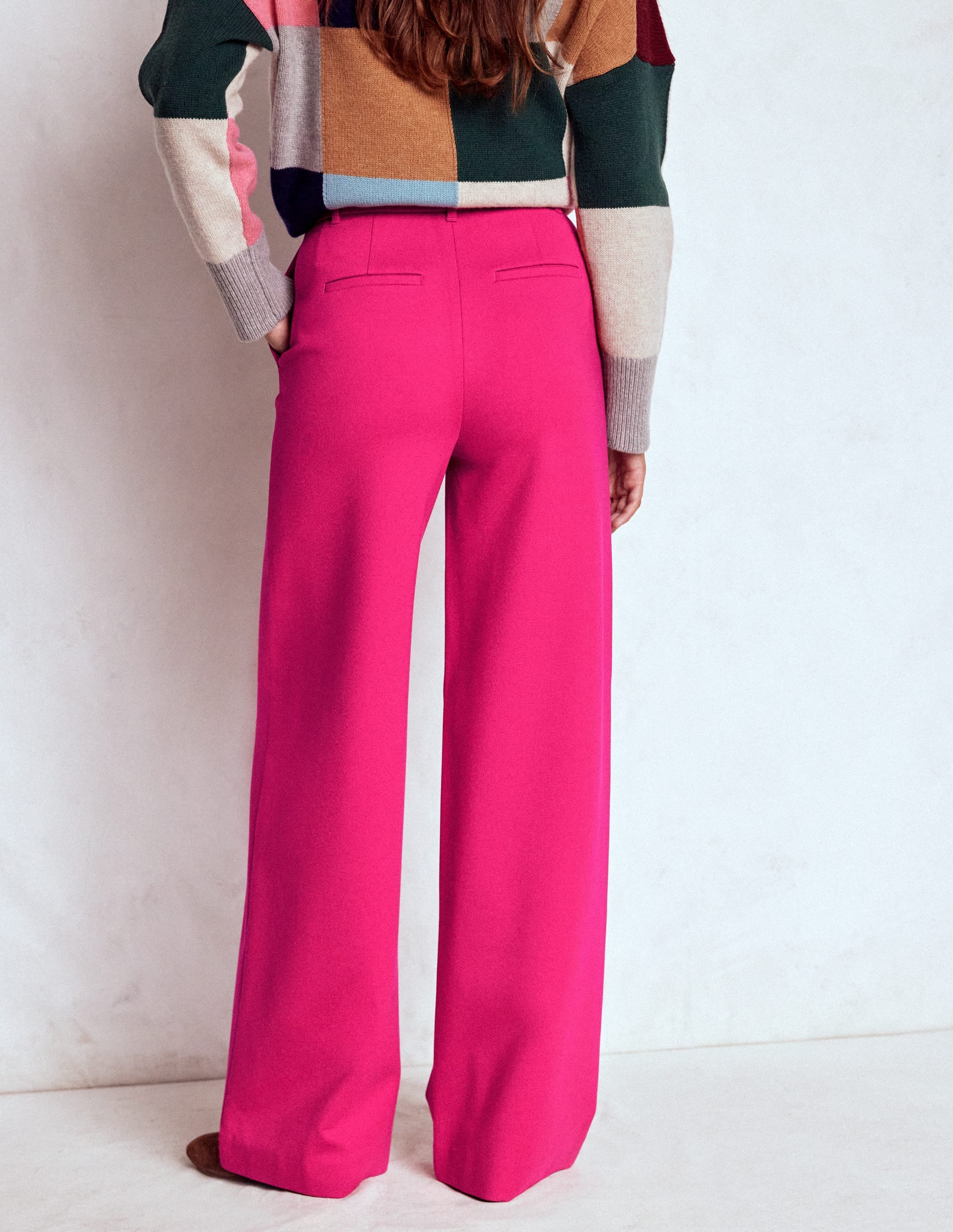 Belgravia Ponte-Hose-Kräftiges Rosa - Image 3