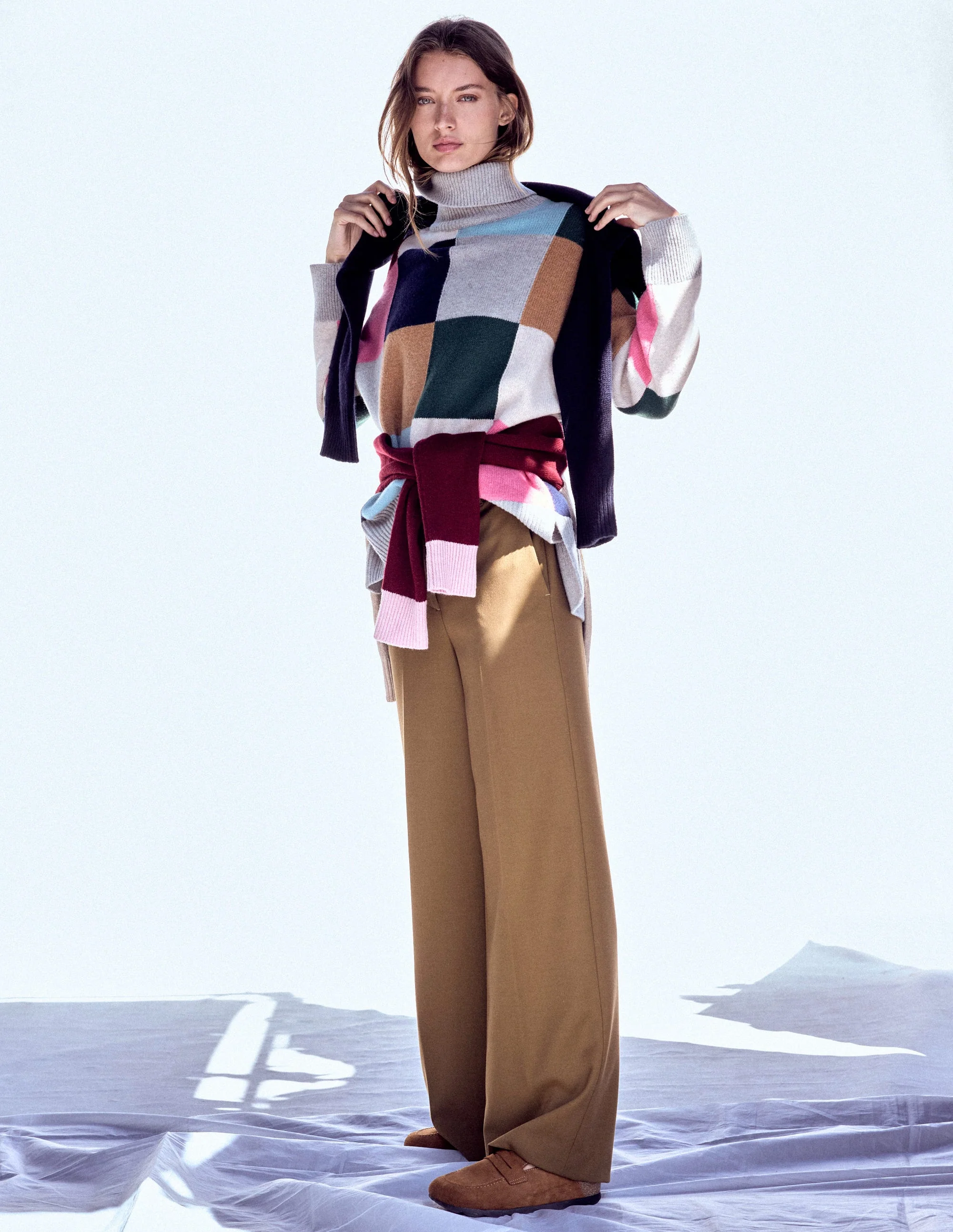 Belgravia Taillierte Hose-Tabakbraun - Image 7