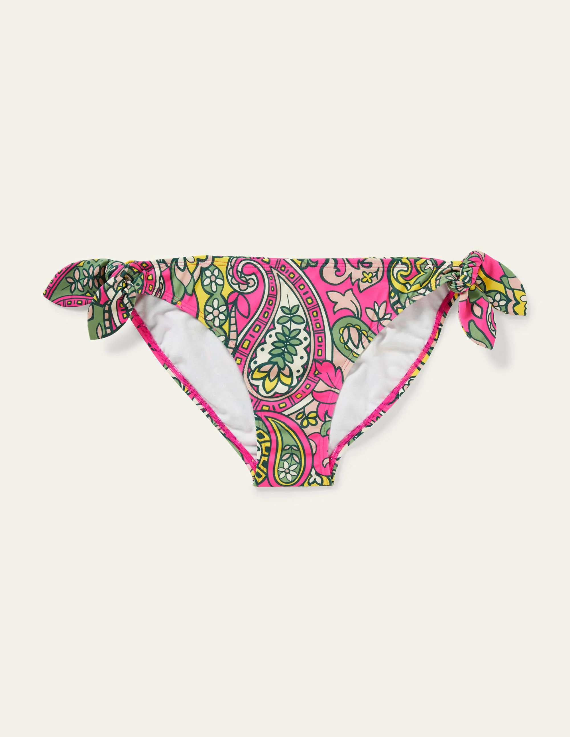 Bikinihöschen mit seitlichen Zierbändern-Bunt, Paisleymuster - Image 5
