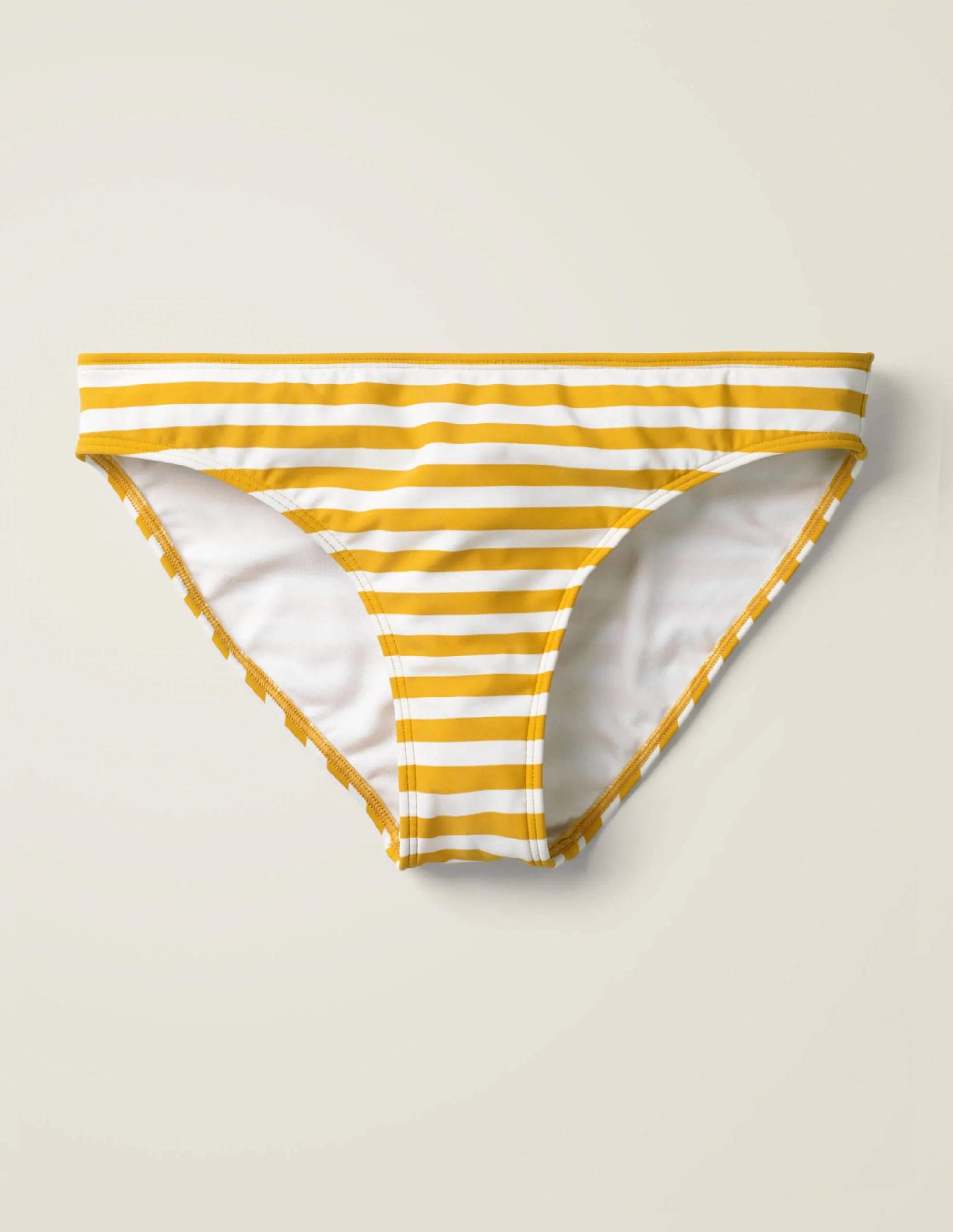 Bikinihose-Gelb/Naturweiß, Gestreift - Image 6