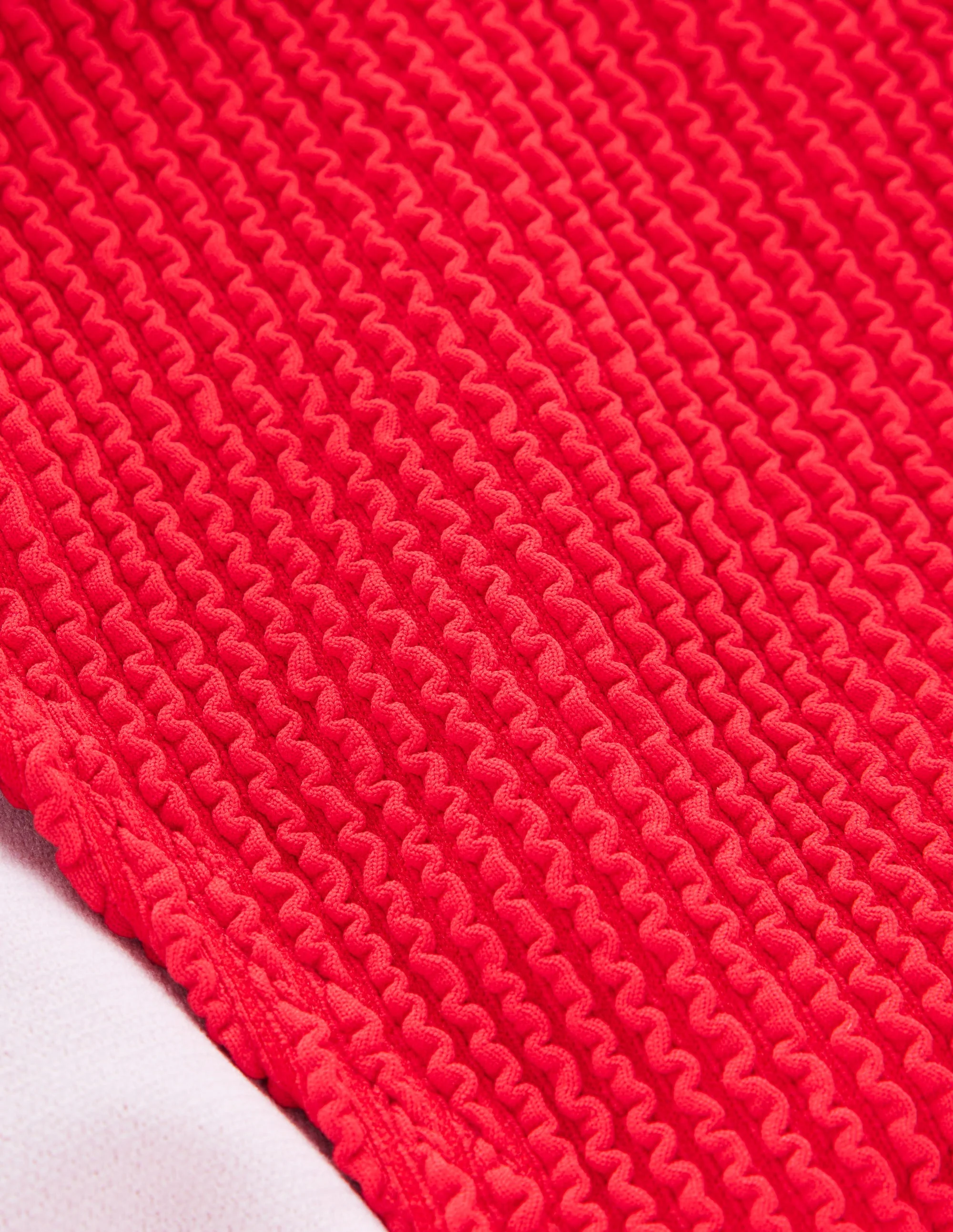 Bikinihose mit Crinkle-Struktur-Tulpenrot - Image 10