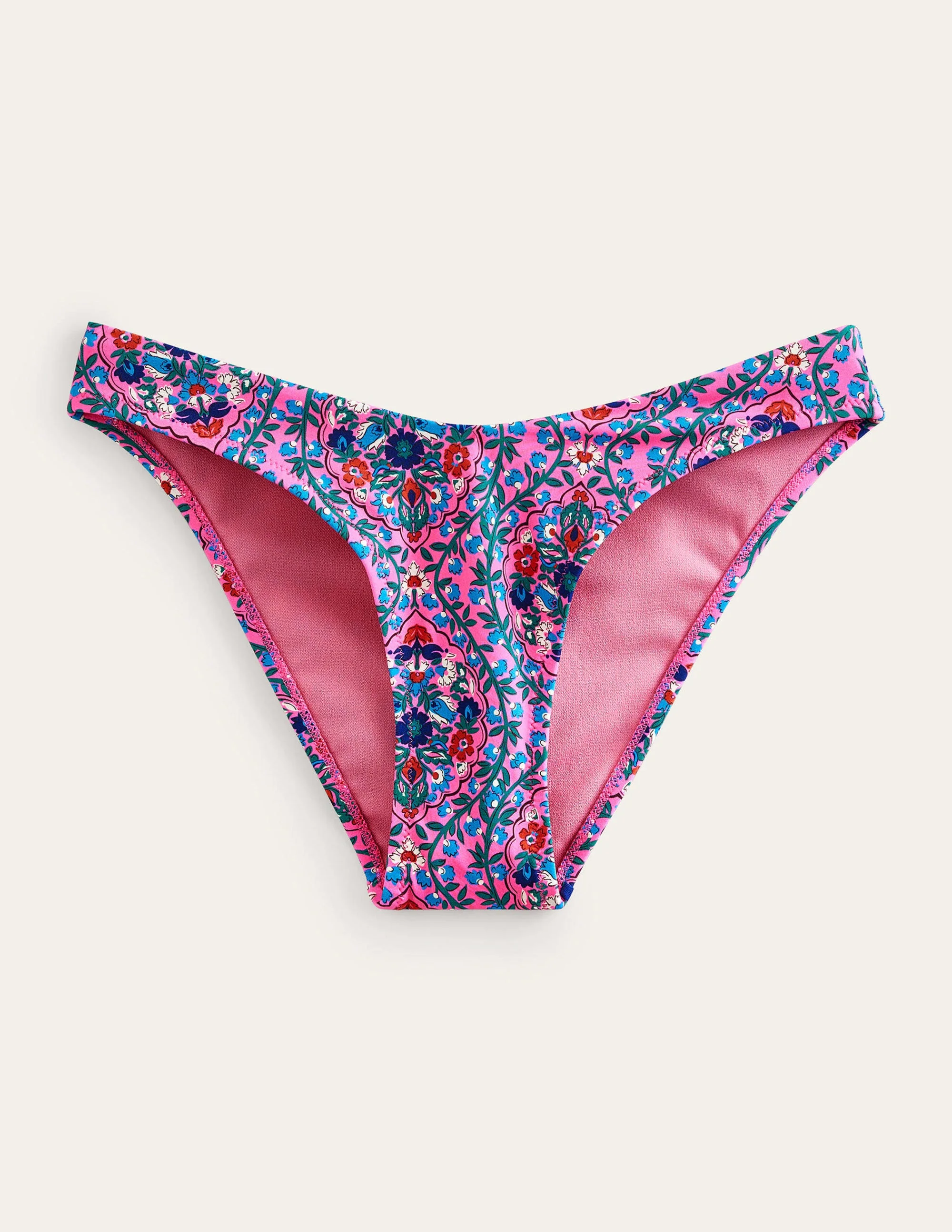 Bikinihose mit geschwungenem Taillenbund-Festivalrosa, Weinterrasse - Image 5