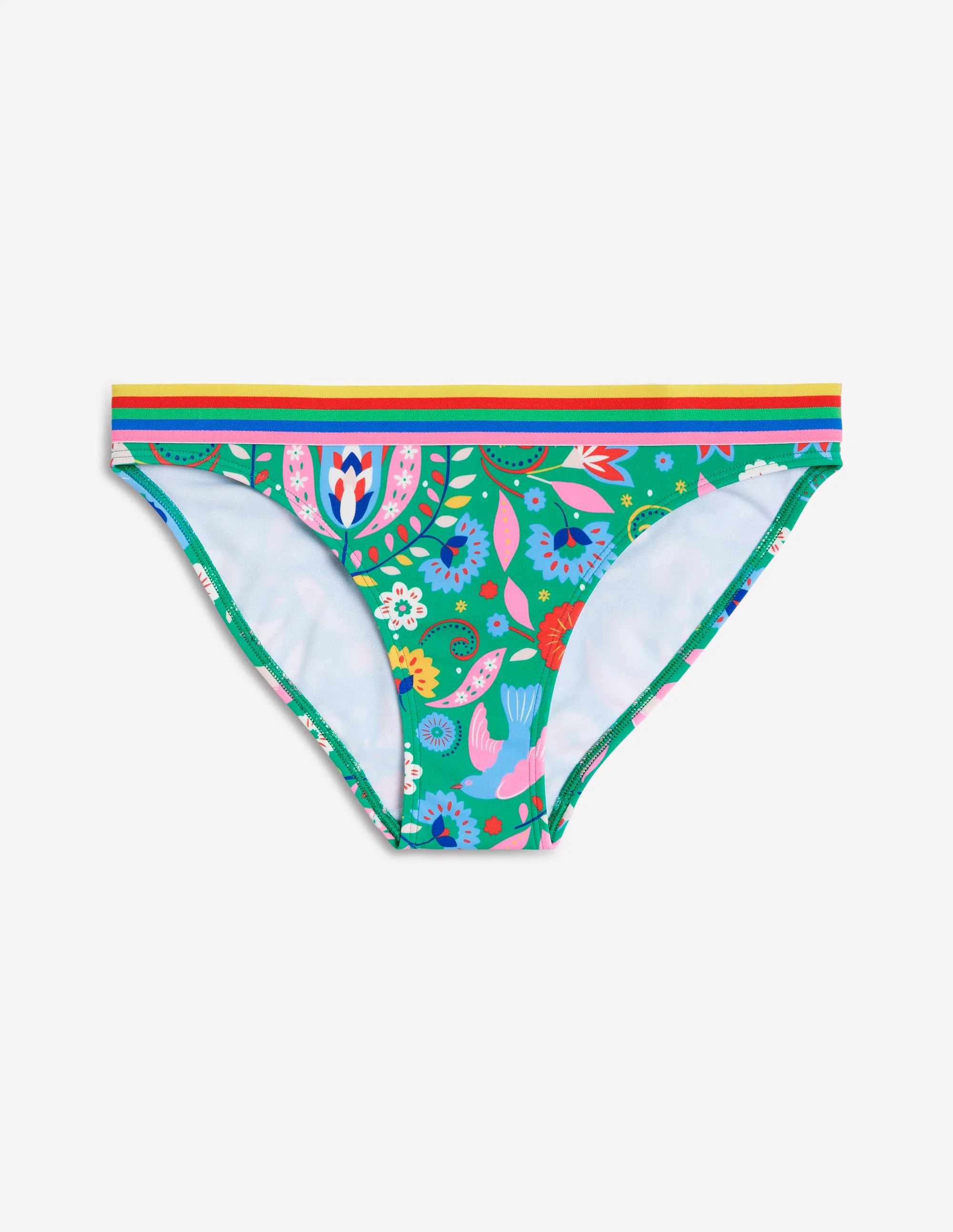 Bikinihose mit Streifen-Grün, Dekorativer Garten - Image 5