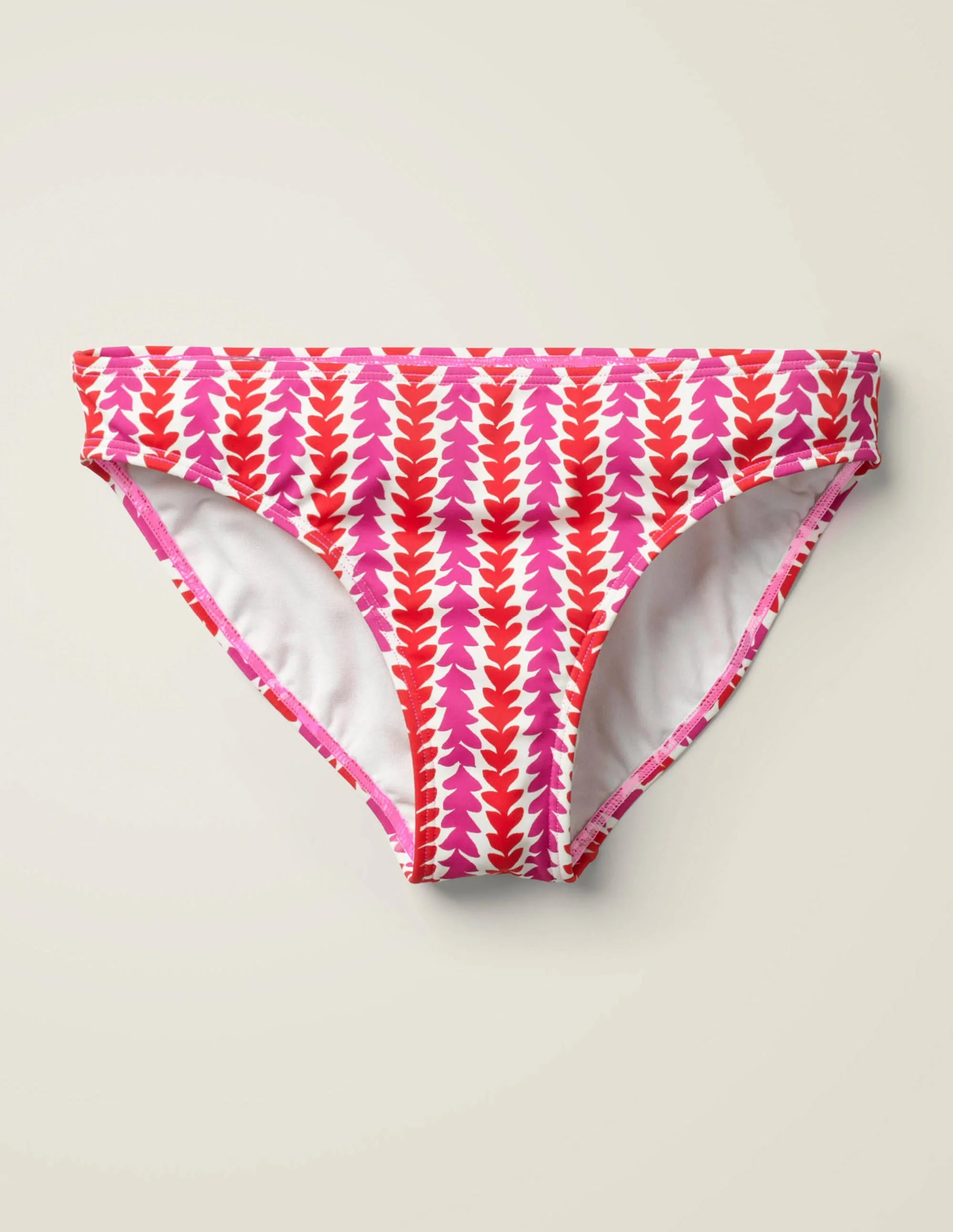 Bikinihose-Naturweiß/Knalliges Stiefmütterchen, Blütenblattpfeile - Image 6