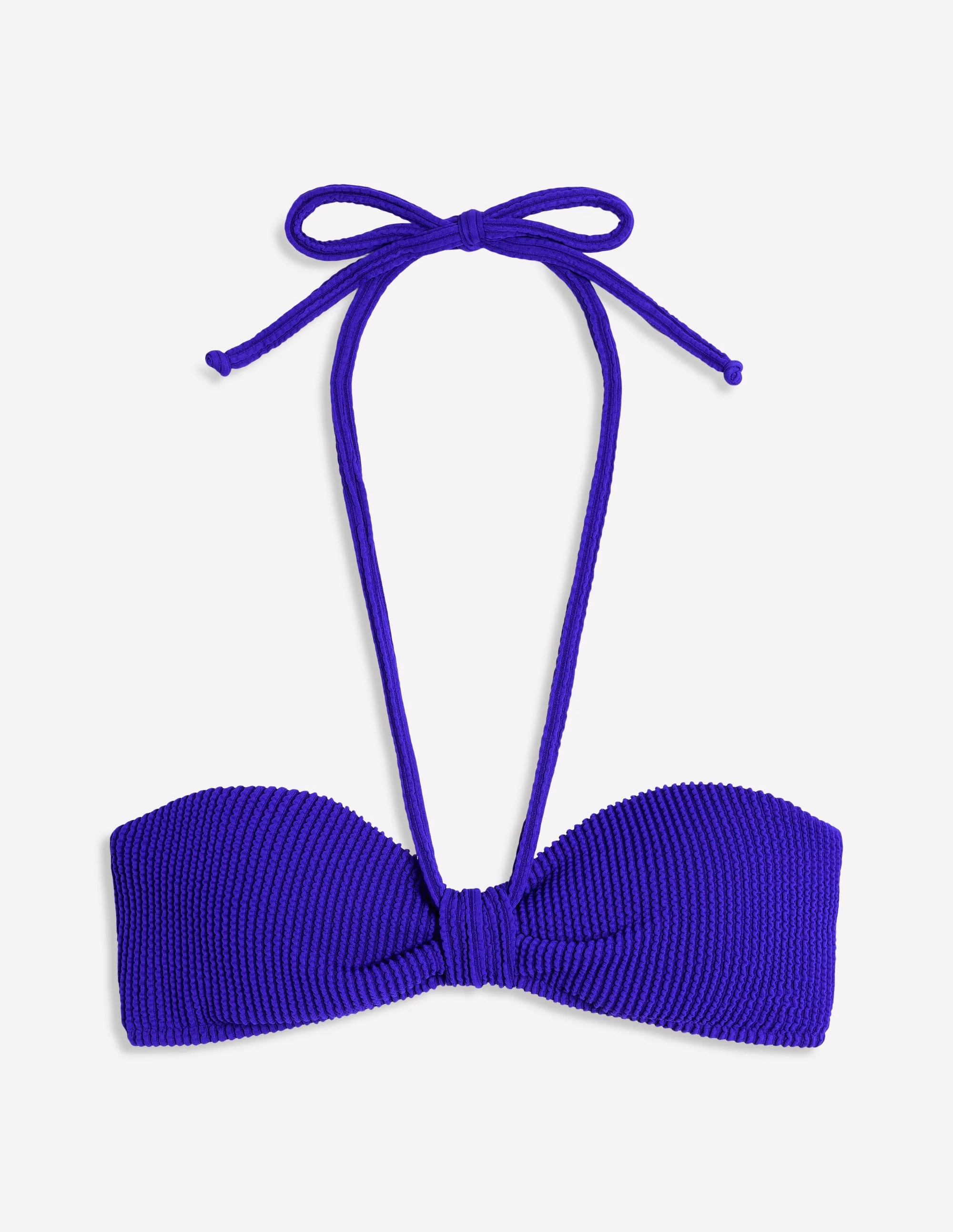 Bikinioberteil mit Crinkle-Struktur-Blassblau - Image 8