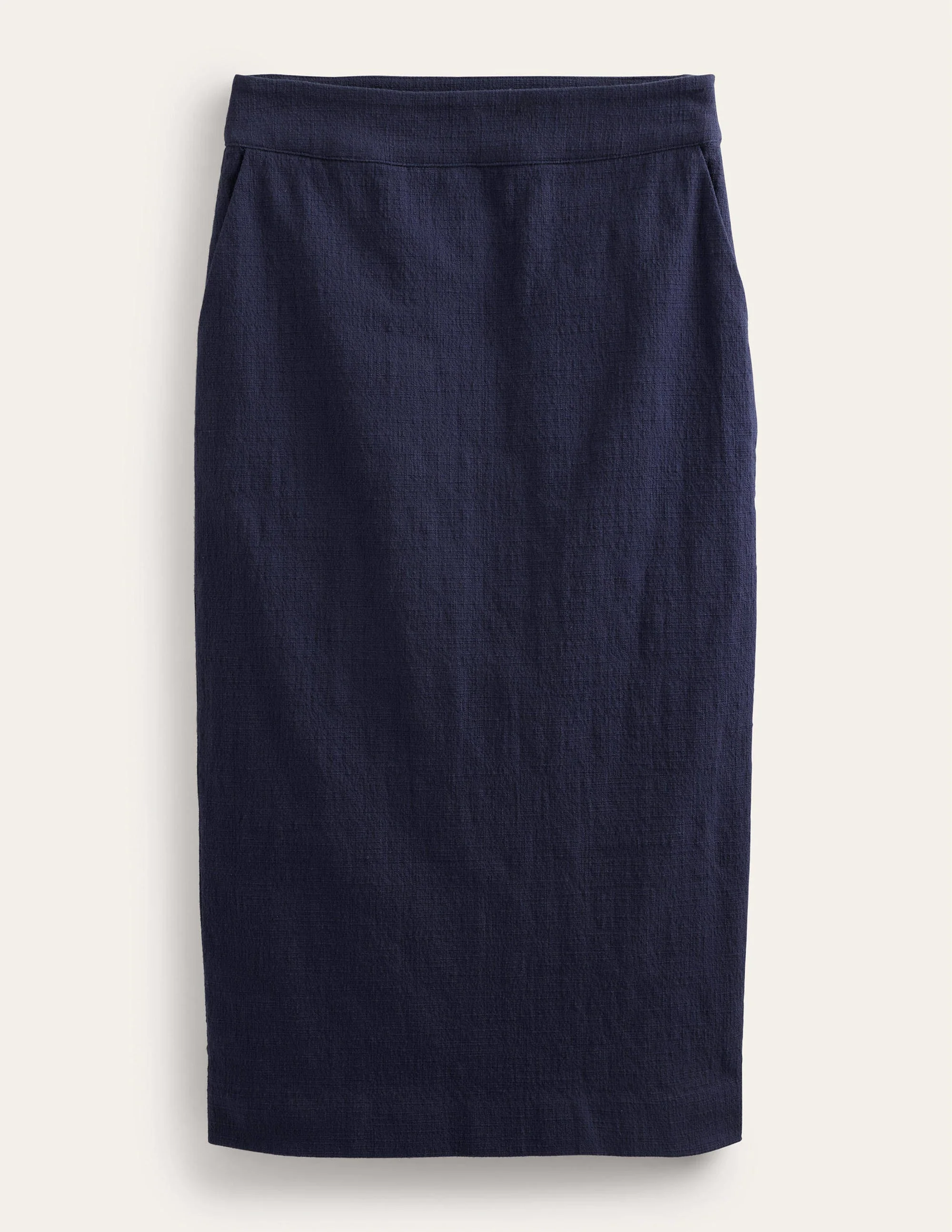 Bleistiftrock mit Bi-Stretch-Marineblau - Image 5