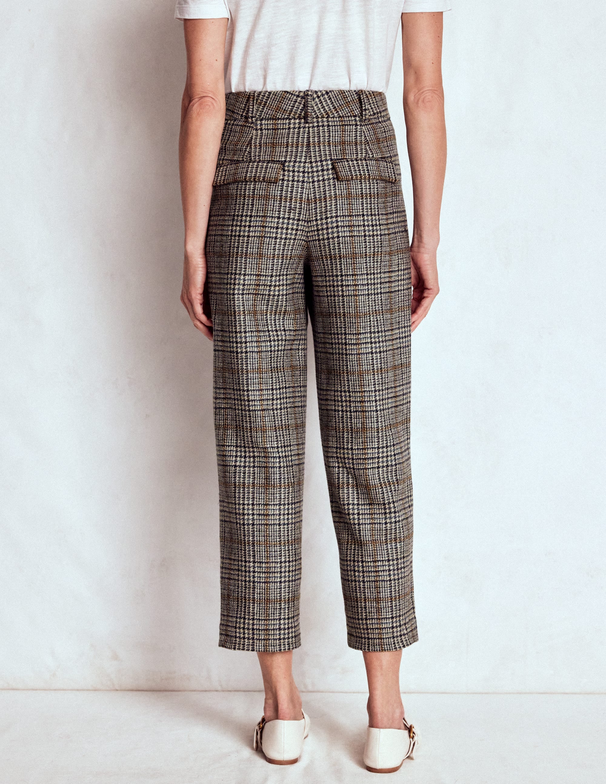 Bloomsbury Wollhose-Blau und Grau Glencheck - Image 3