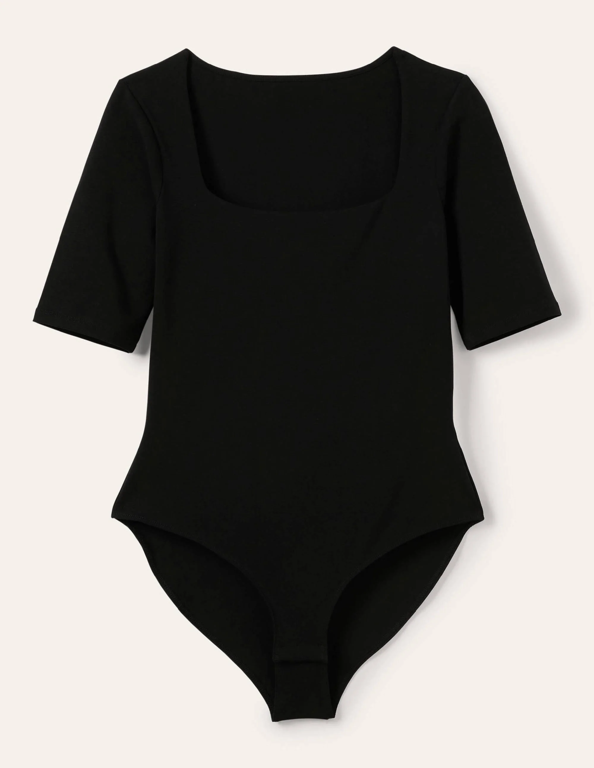 Body mit eckigem Ausschnitt-Schwarz - Image 7