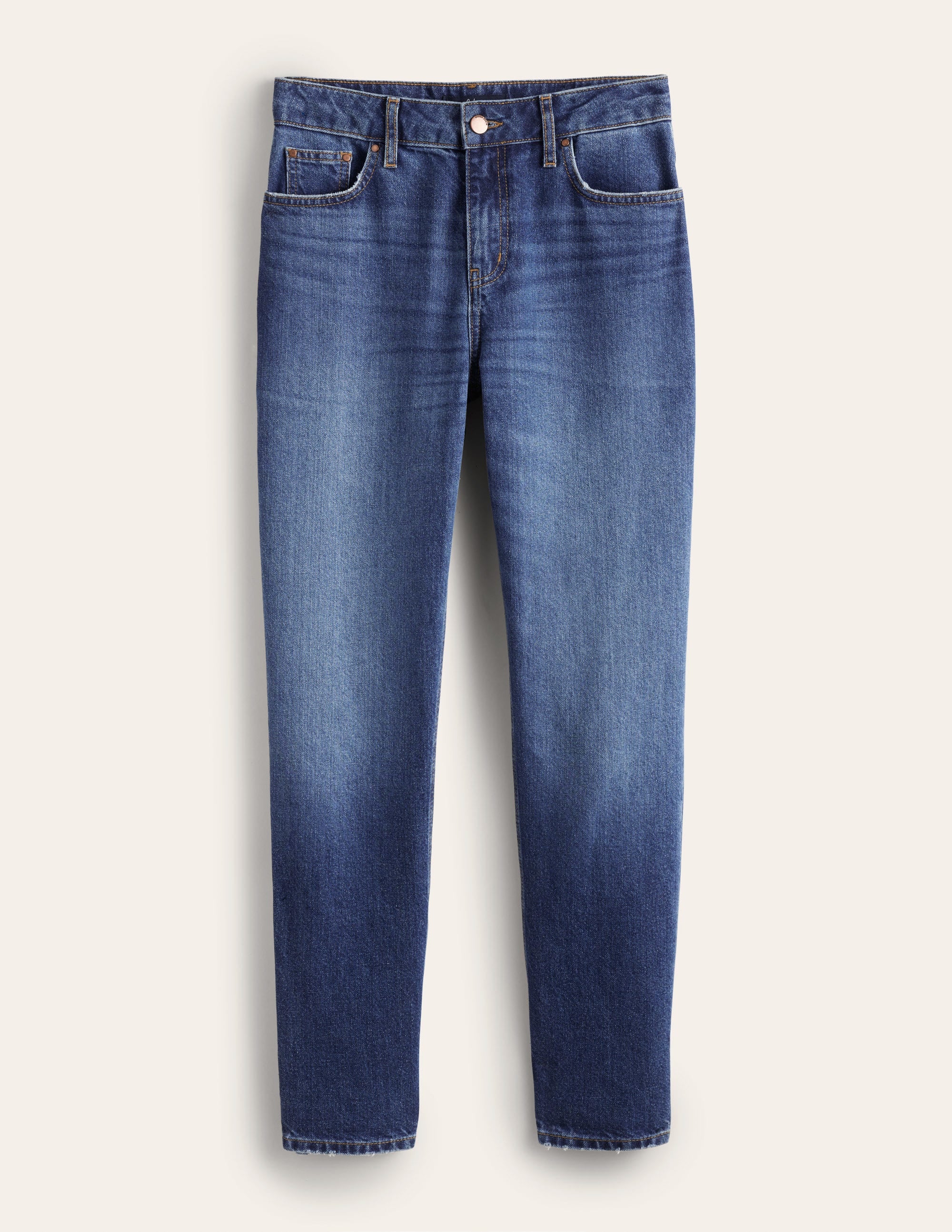 Boyfriend-Jeans-Mittleres Vintageblau - Image 5