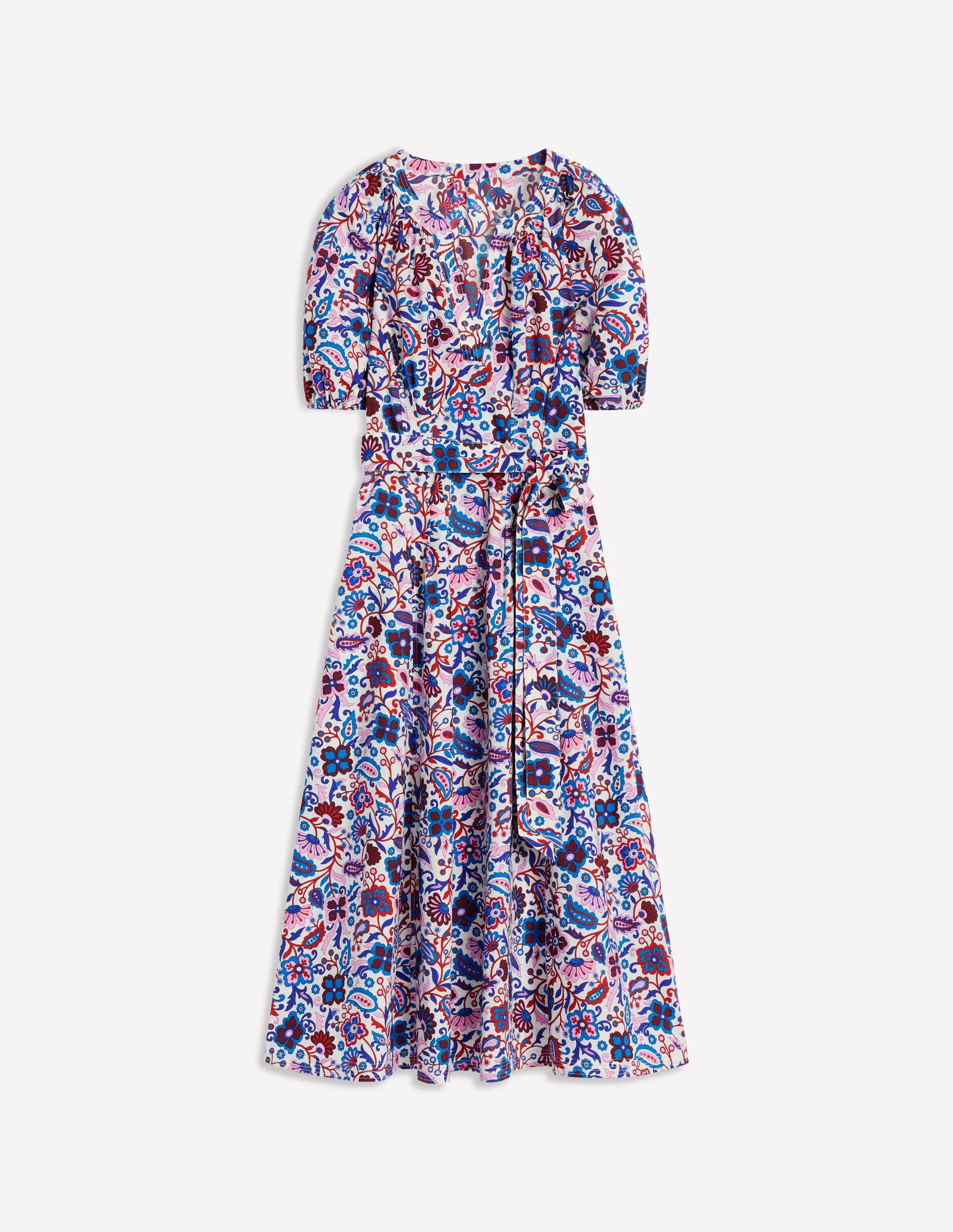 Bria Midikleid mit Puffärmeln-Bunt, Orient-Paradies - Image 5