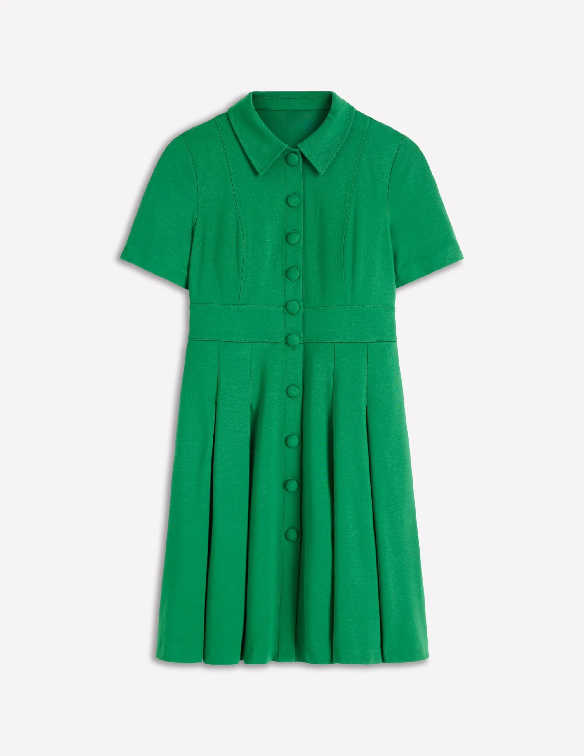 Bridget Kurzes Ponte-Kleid-Frisches Grün - Image 5