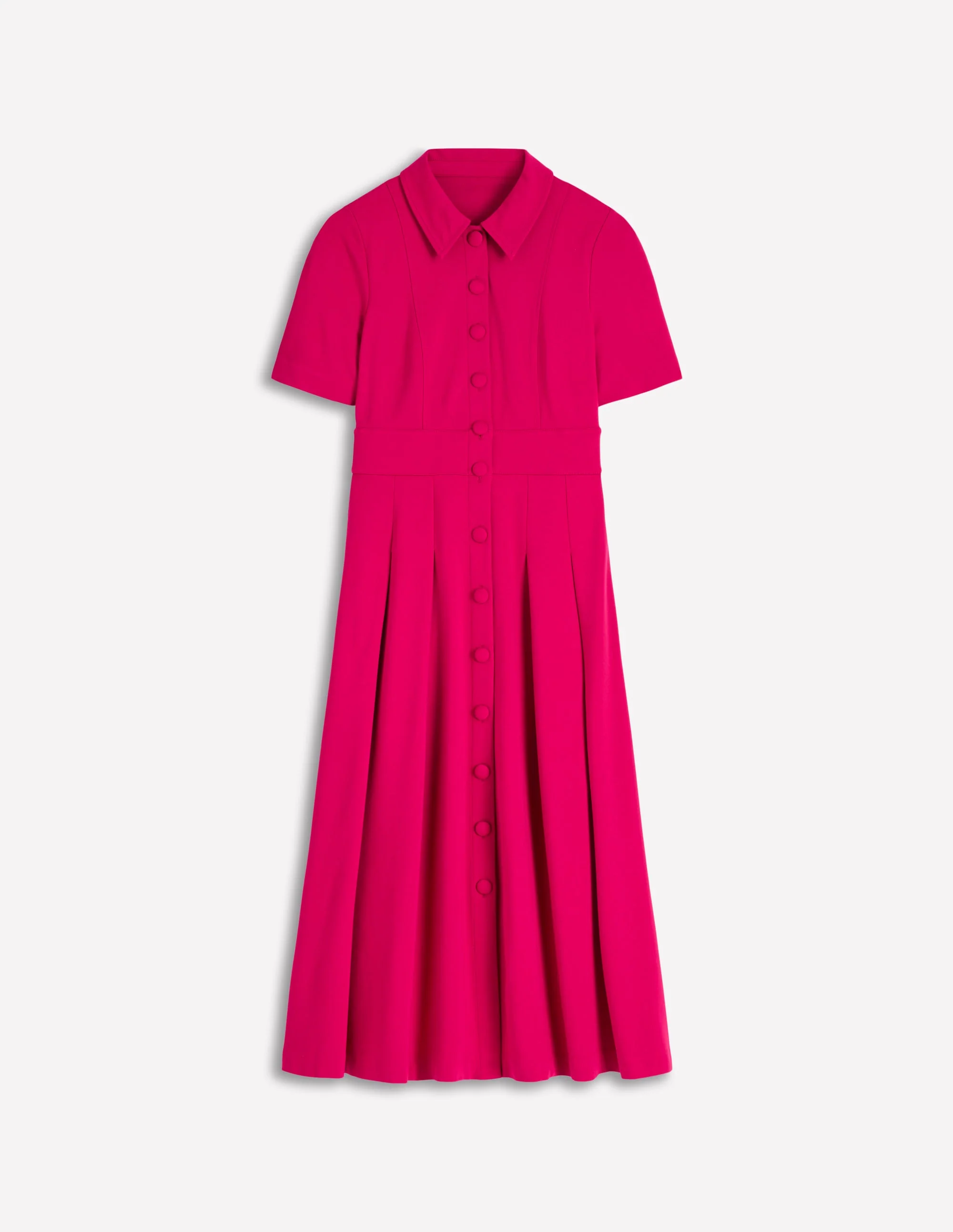 Bridget Ponte-Hemdblusenkleid-Granatapfel - Image 6