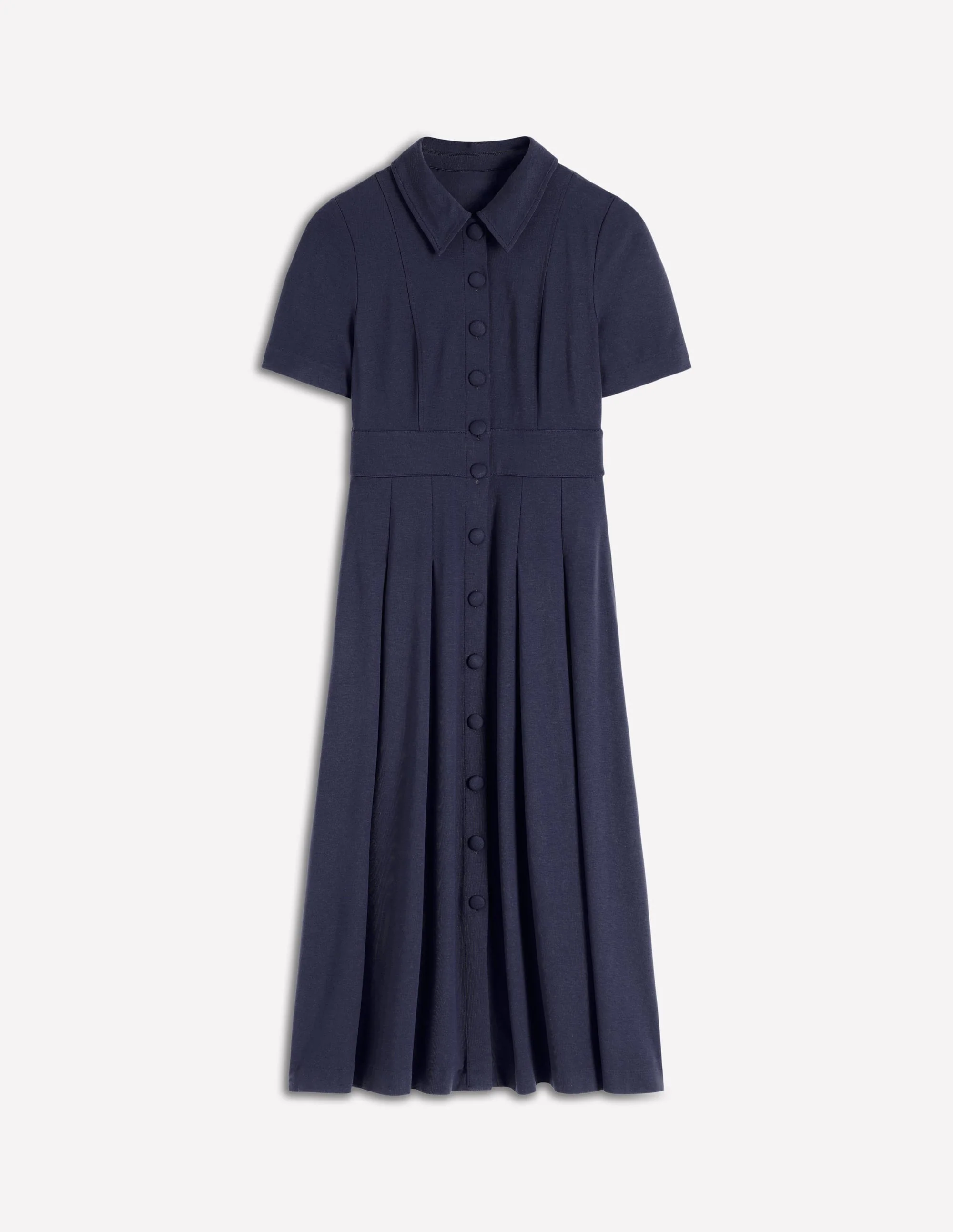 Bridget Ponte-Hemdblusenkleid-Marineblau - Image 5