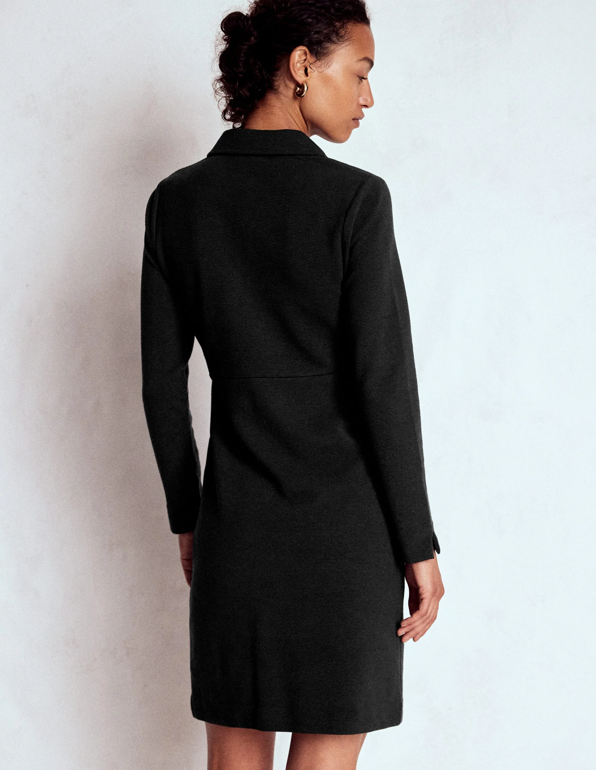 Cam Ottoman-Kleid mit Reißverschluss-Schwarz - Image 3