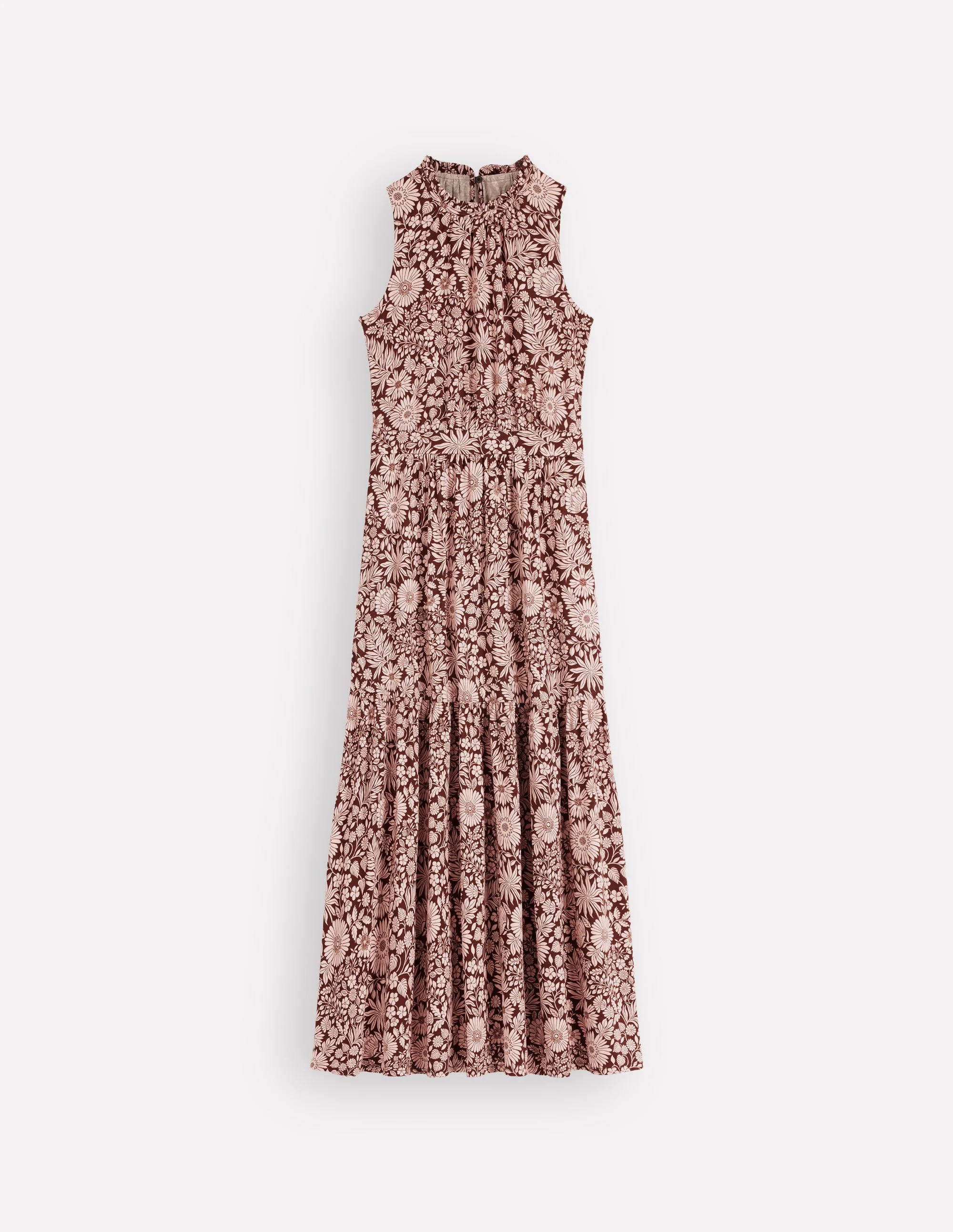 Camalie Jersey-Maxikleid-Umbra, Blühendes Blumenbeet - Image 7
