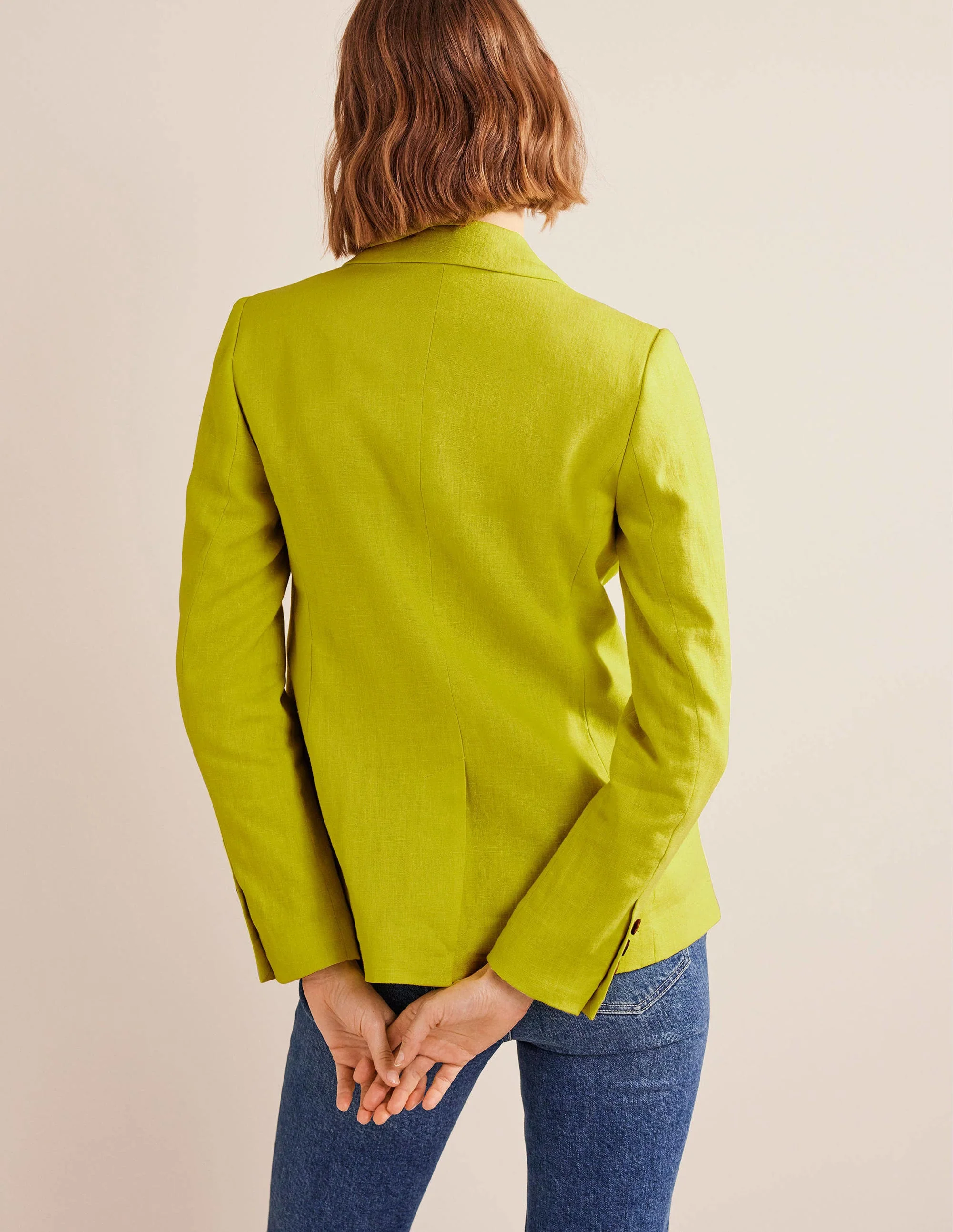 Cambridge Leinenblazer-Zitrus - Image 3