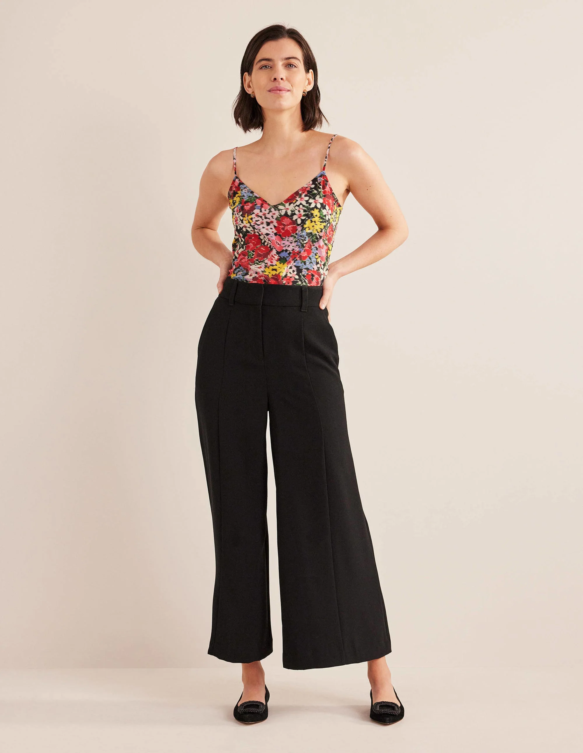 Camisole aus Seide-Bunt, Moiré-Blüten - Image 4