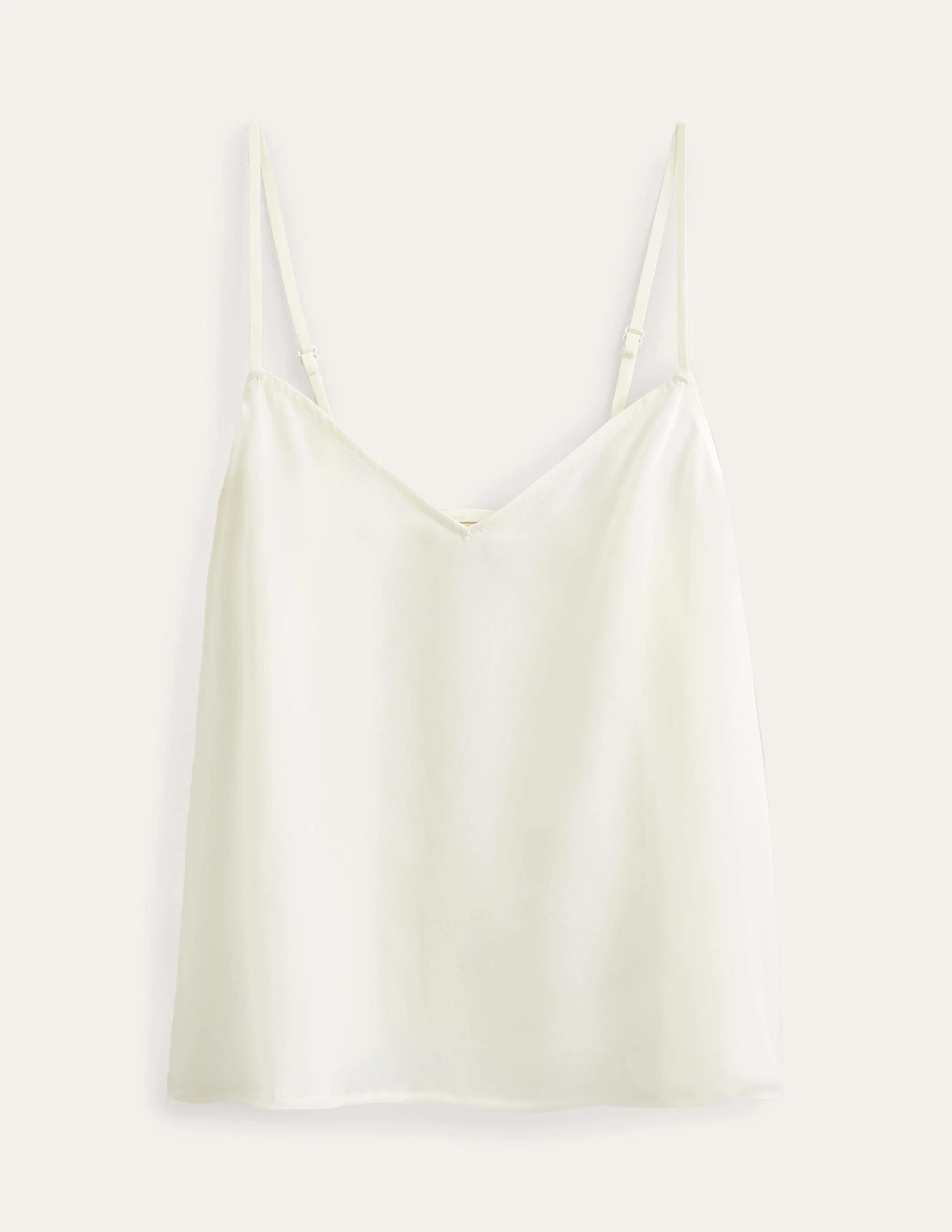 Camisole aus Seide-Ivory and Navy Spot - Image 5