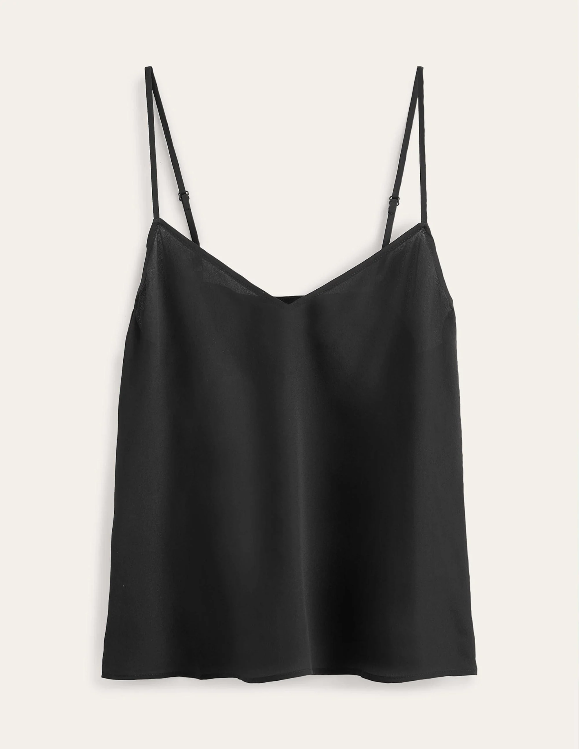 Camisole aus Seide-Schwarz - Image 4