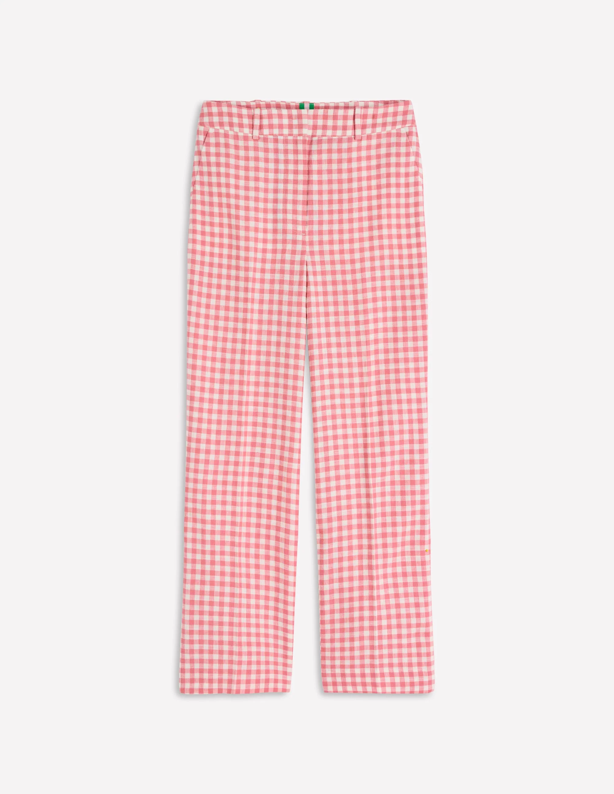 Canonbury 7/8-Leinenhose-Vintage-Rosa Vichykaro - Image 7