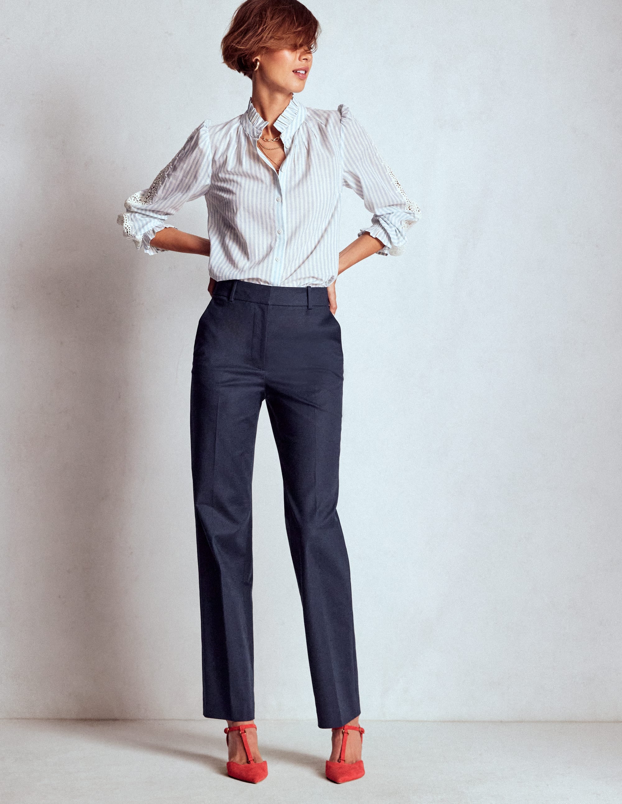 Canonbury Lange Hose-Marineblau