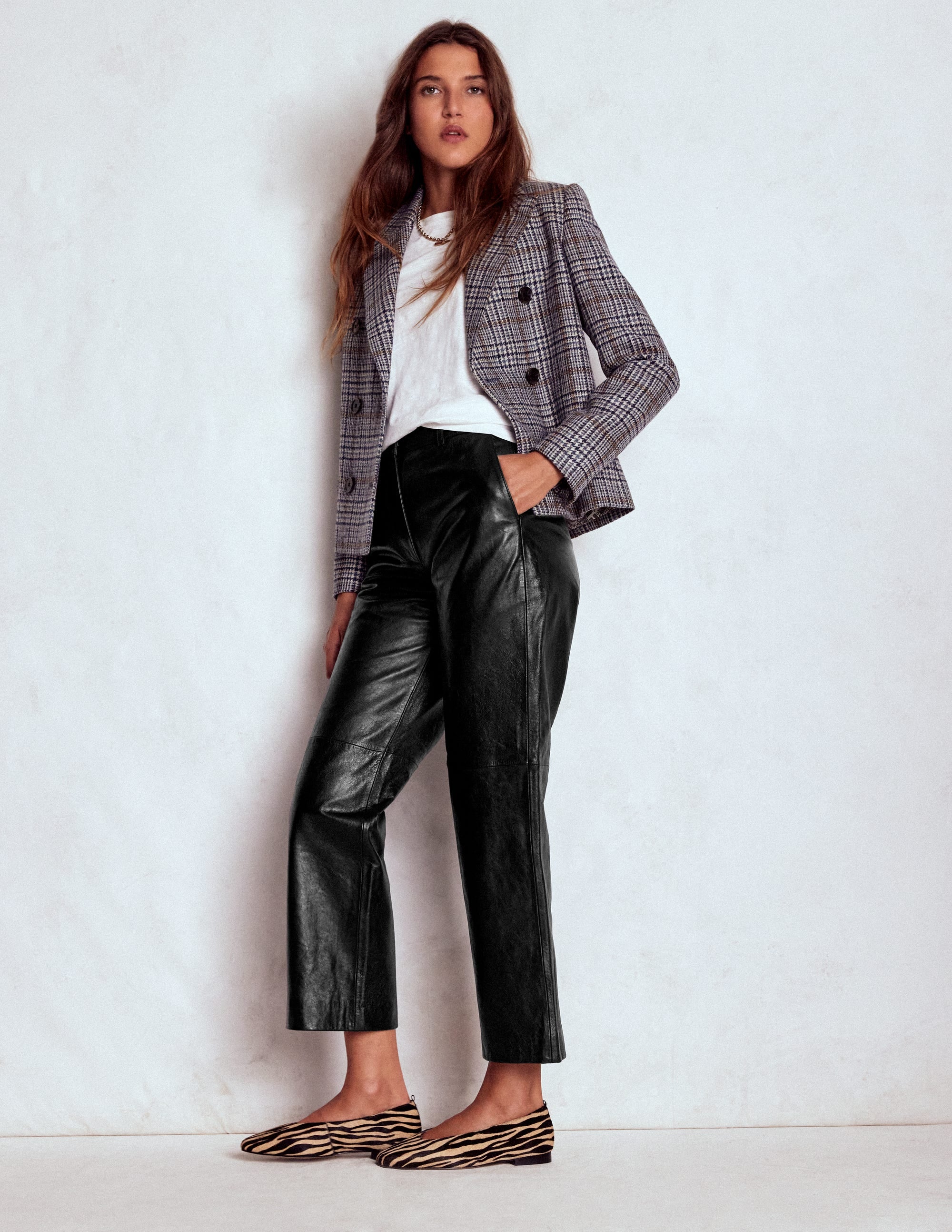 Canonbury Lederhose-Schwarz