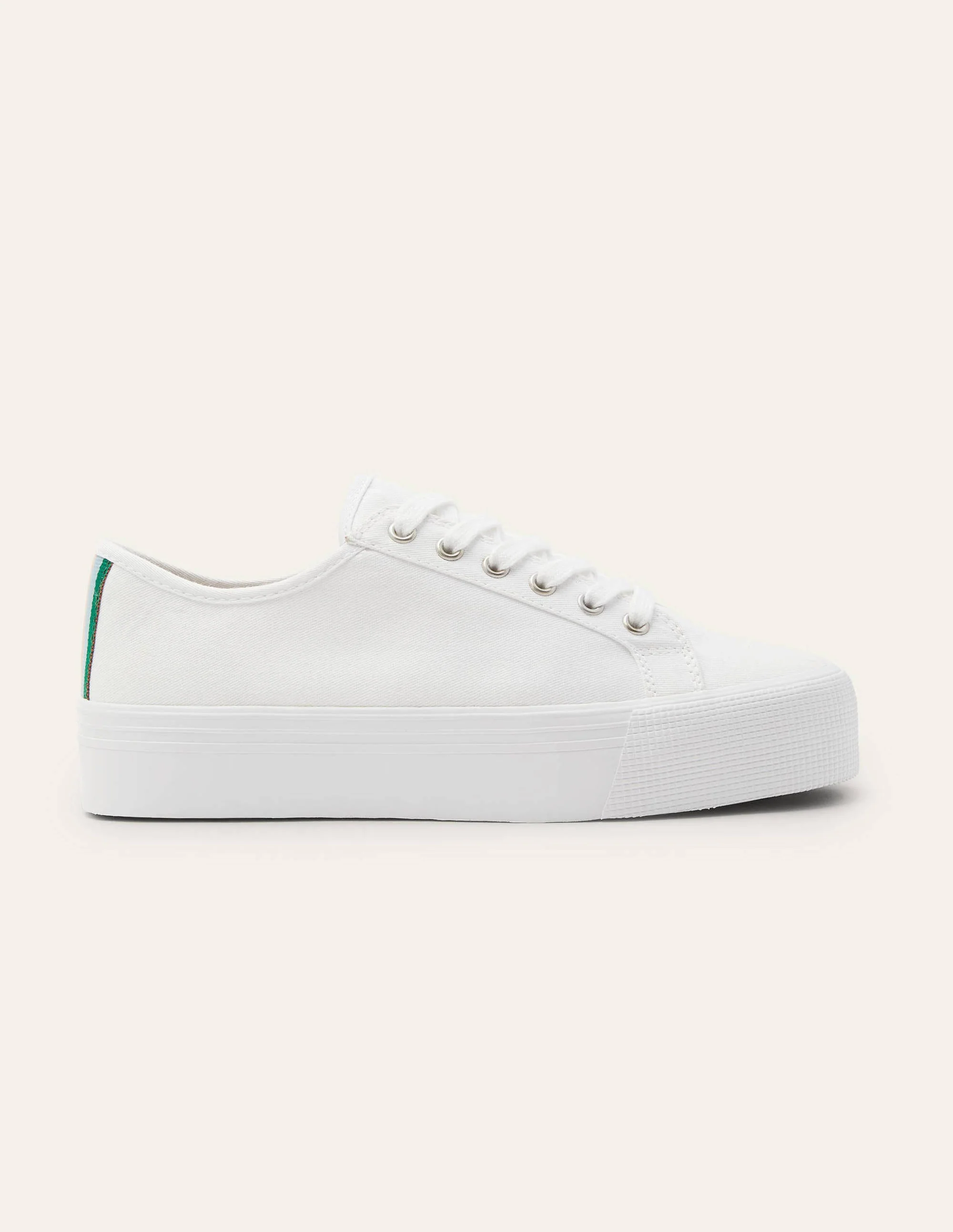 Canvas-Plateau-Turnschuhe-Weiß - Image 2