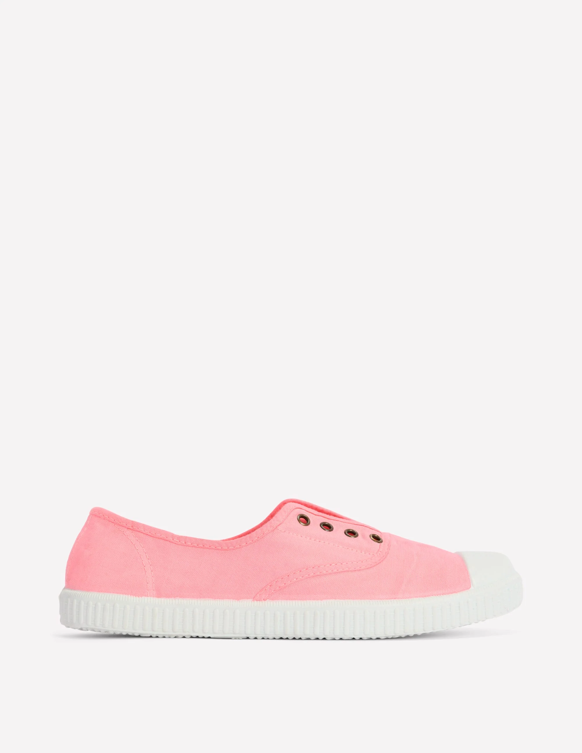 Canvas-Turnschuhe ohne Schnürung-Orchideenrosa