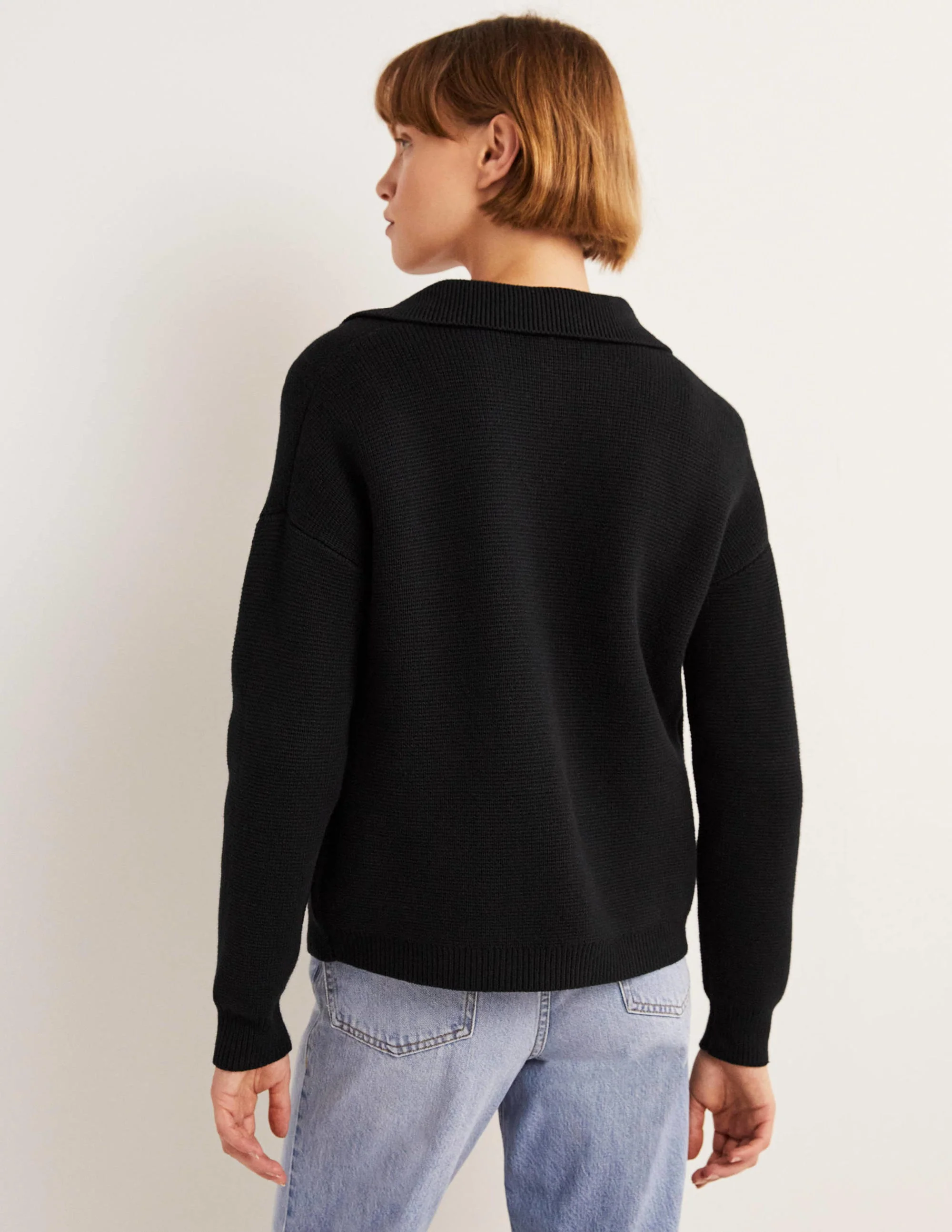 Cardigan aus einer Wollmischung-Schwarz - Image 3