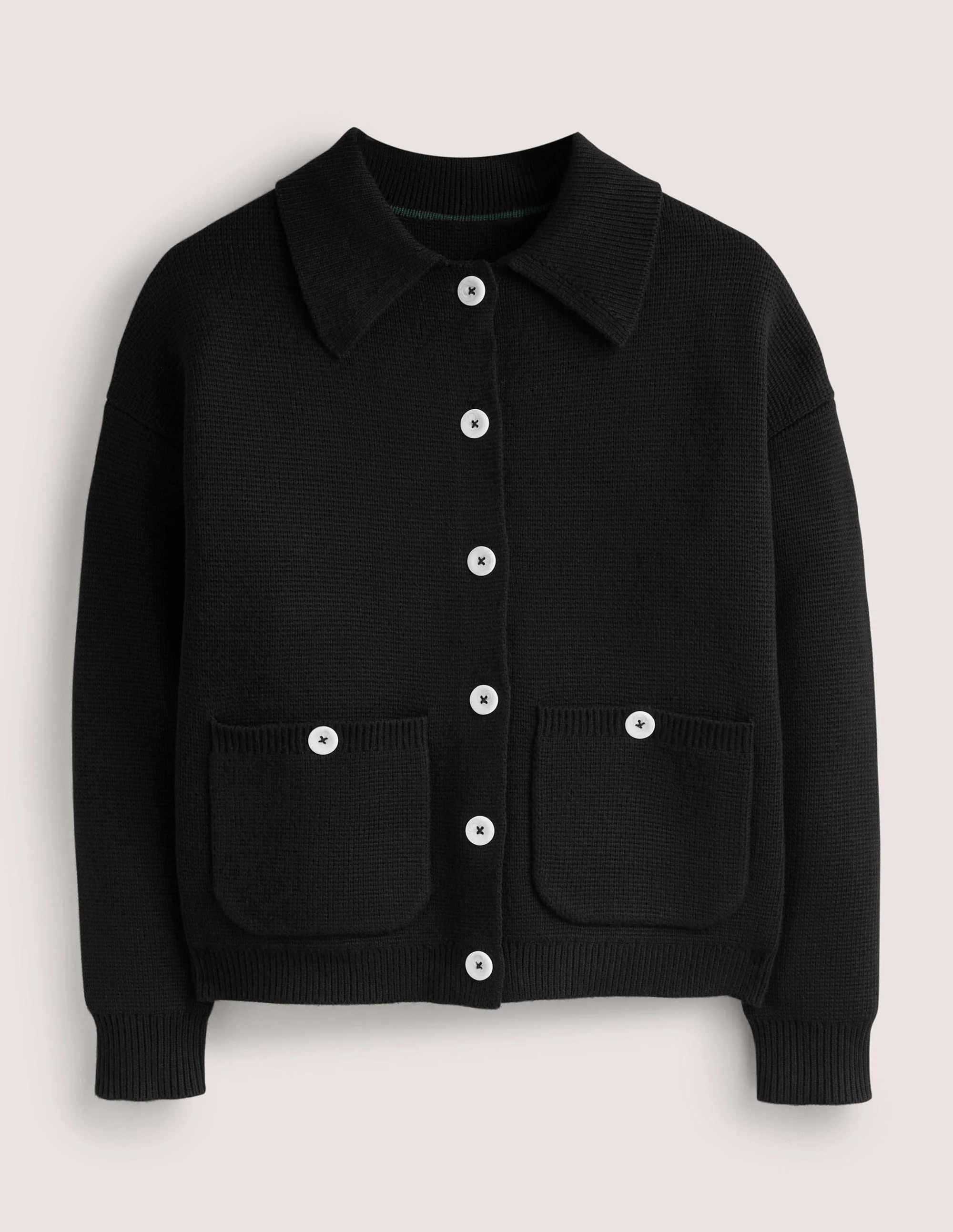 Cardigan aus einer Wollmischung-Schwarz - Image 7